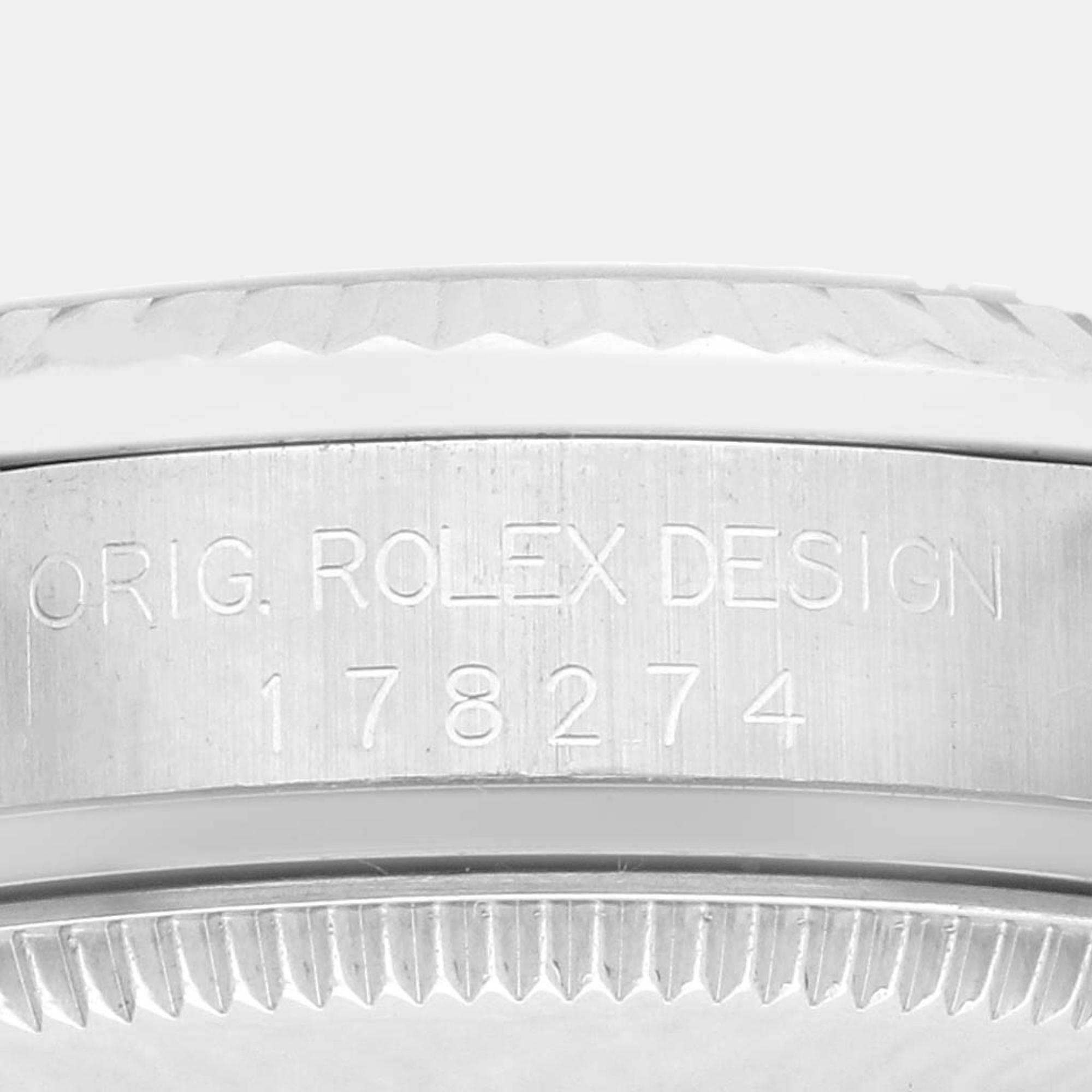 Rolex Datejust Midsize Steel White Gold Ladies Watch 31.0 Mm