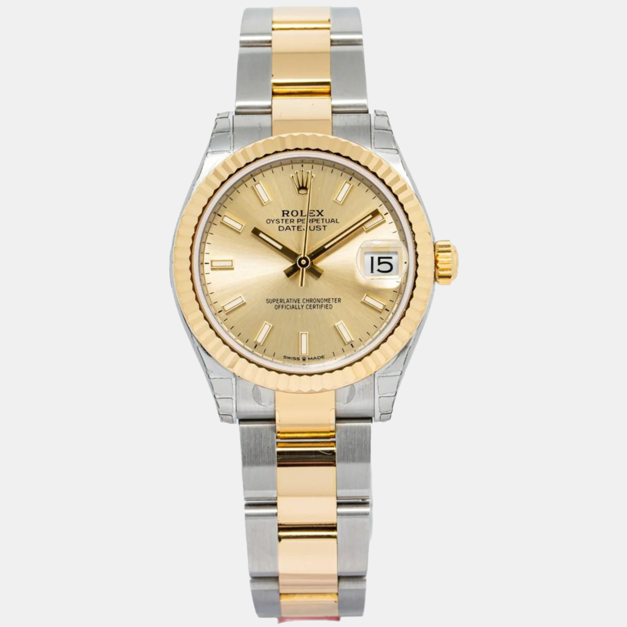Rolex Datejust 278273 Automatic Champagne 18k Yellow Gold Stainless Steel Women's Wristwatch 31 mm
Rolex Datejust 278273 Automatic Champagne 18k Yellow Gold Stainless Steel Women's Wristwatch 31 mm