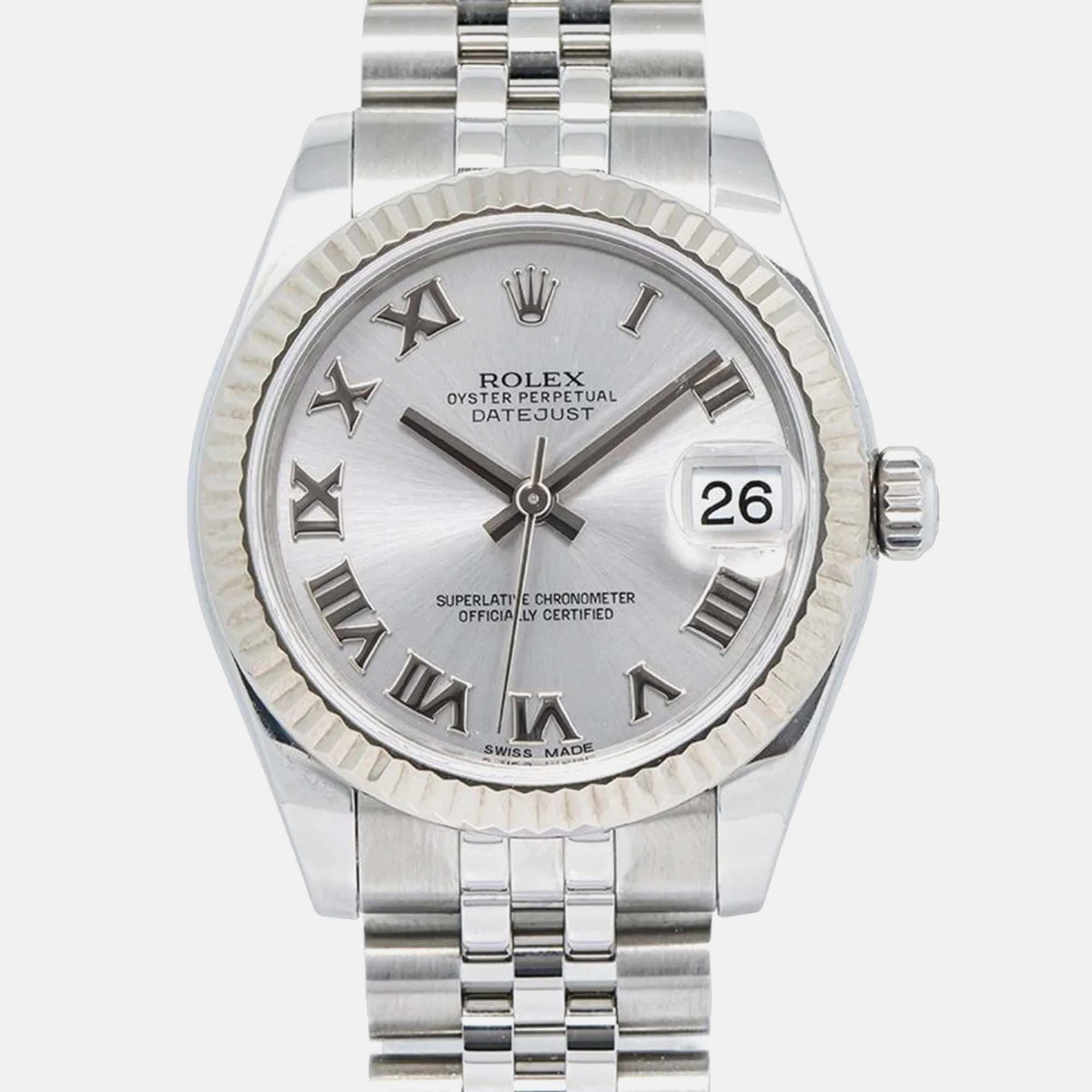 Rolex DateJust 178274 Automatic Silver Stainless Steel Women's Wristwatch
Rolex DateJust 178274 Automatic Silver Stainless Steel Women's Wristwatch