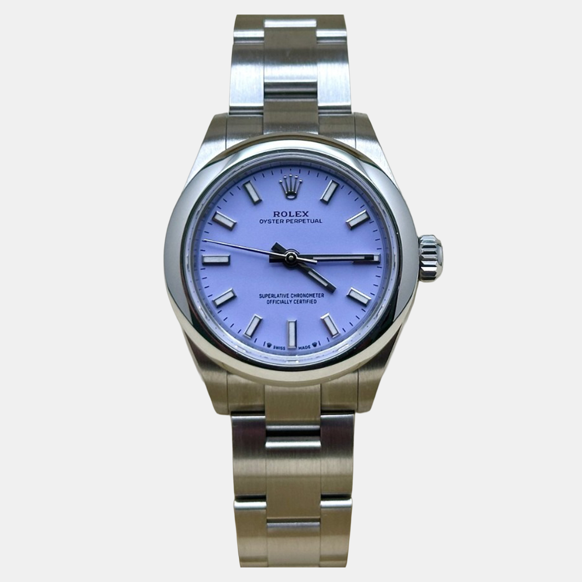 Rolex Oyster Perpetual 276200 Automatic Lavender Stainless Steel Women's Wristwatch 28 mm, Purple
Rolex Oyster Perpetual 276200 Automatic Lavender Stainless Steel Women's Wristwatch 28 mm, Purple