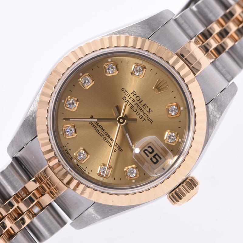 Rolex Champagne 18K Yellow Gold And Stainless Steel Datejust 69173 Women's Wristwatch 26 MM
Rolex Champagne 18K Yellow Gold And Stainless Steel Datejust 69173 Women's Wristwatch 26 MM