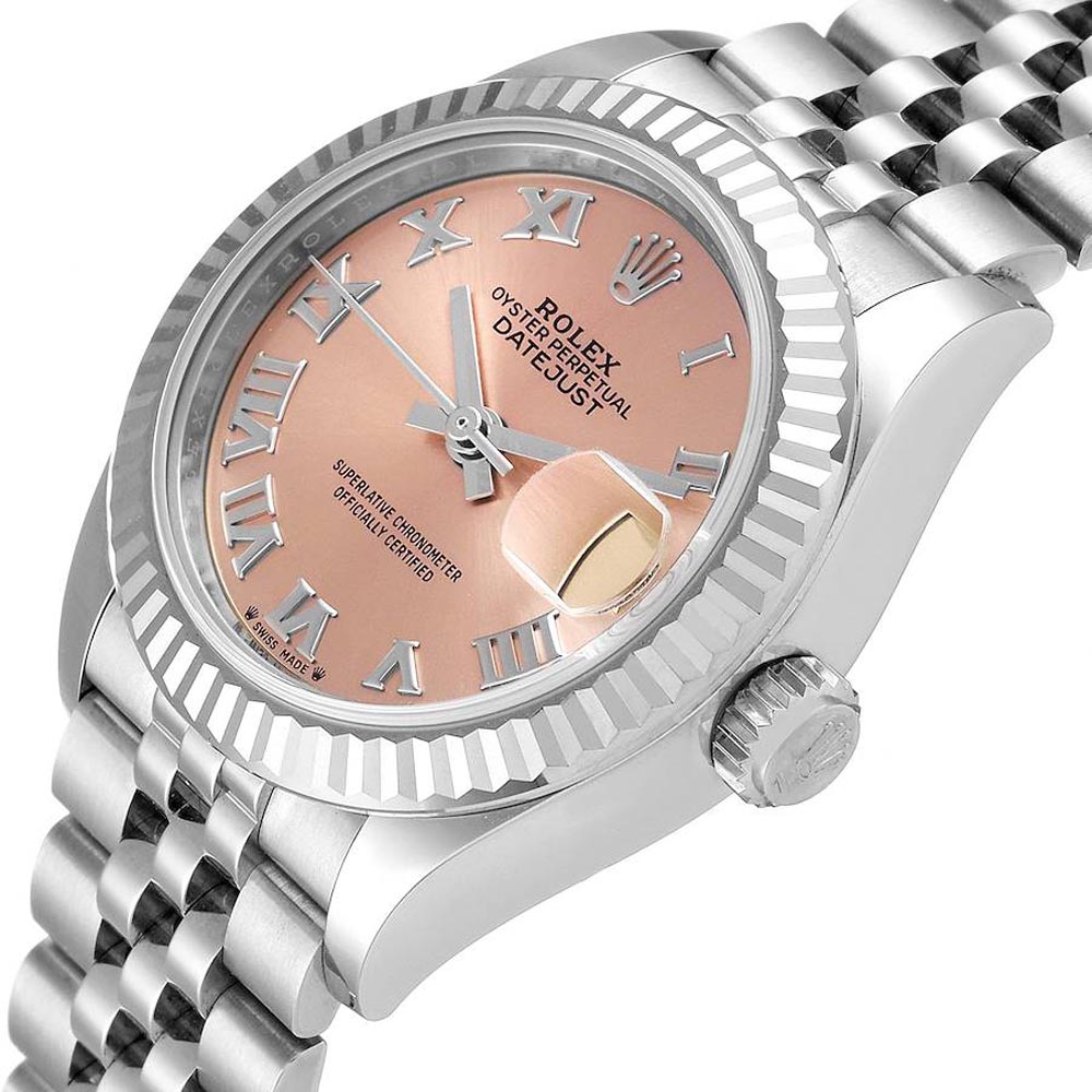 Rolex Pink 18K White Gold And Stainless Steel Datejust 279174 Women's Wristwatch 28 MM
Rolex Pink 18K White Gold And Stainless Steel Datejust 279174 Women's Wristwatch 28 MM