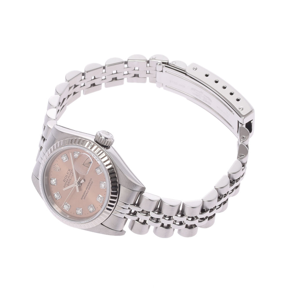 Rolex Pink Diamonds Stainless Steel Datejust 79174 Women's Wristwatch 26 MM
Rolex Pink Diamonds Stainless Steel Datejust 79174 Women's Wristwatch 26 MM