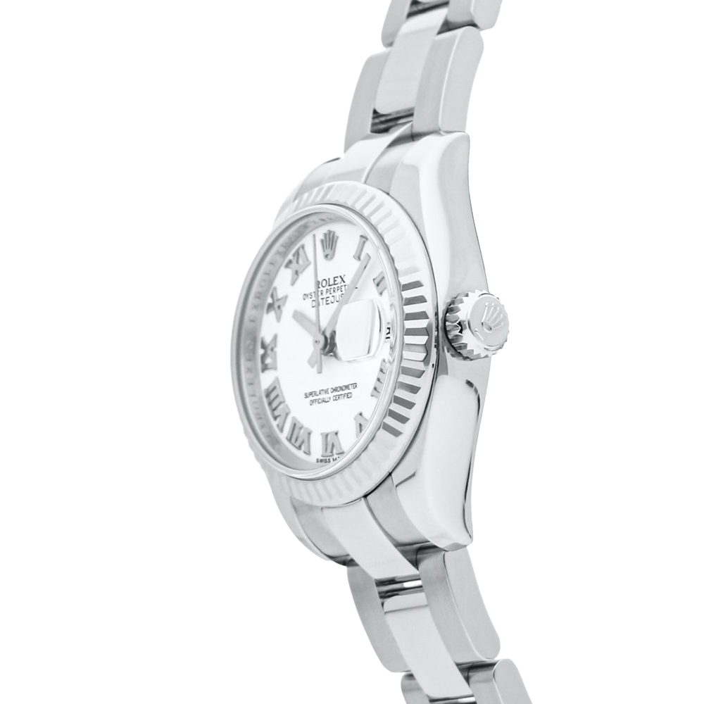 Rolex White 18K White Gold And Stainless Steel Datejust 179174 Women's Wristwatch 26 MM
Rolex White 18K White Gold And Stainless Steel Datejust 179174 Women's Wristwatch 26 MM