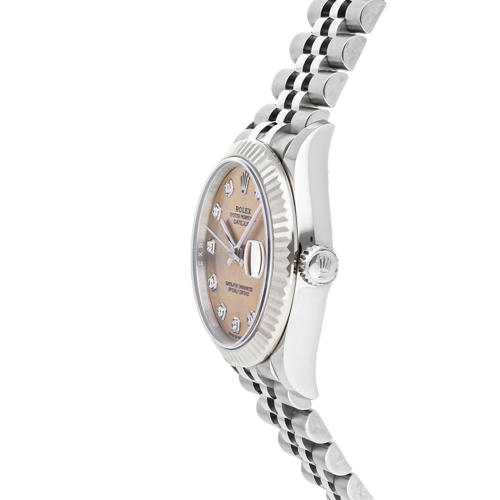 Rolex Pink 18K White Gold Stainless Steel Datejust 278274 Women's Wristwatch
Rolex Pink 18K White Gold Stainless Steel Datejust 278274 Women's Wristwatch