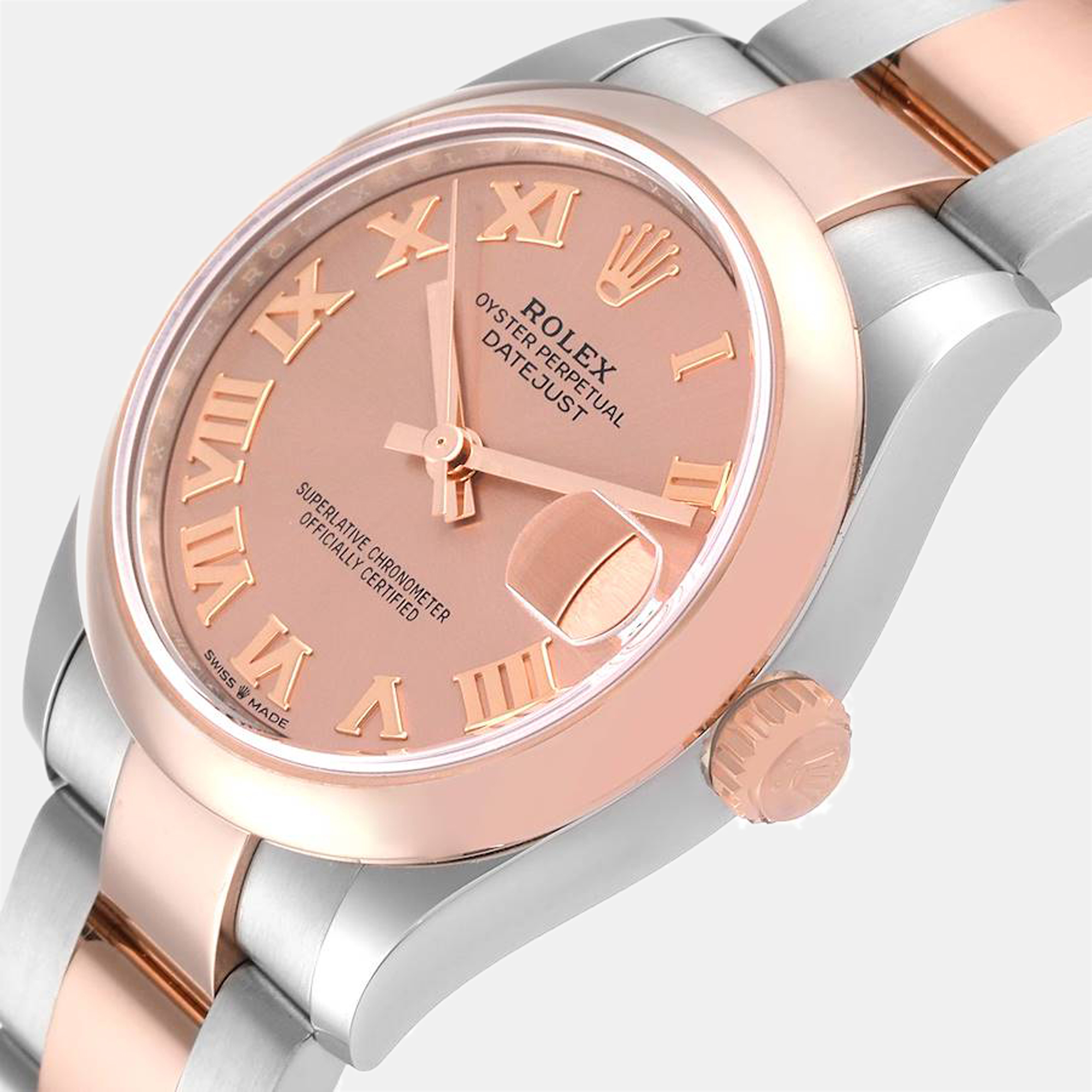 Rolex Rose 18K Rose Gold And Stainless Steel Datejust 278241 Automatic Women's Wristwatch 31 mm, Pink
Rolex Rose 18K Rose Gold And Stainless Steel Datejust 278241 Automatic Women's Wristwatch 31 mm, Pink