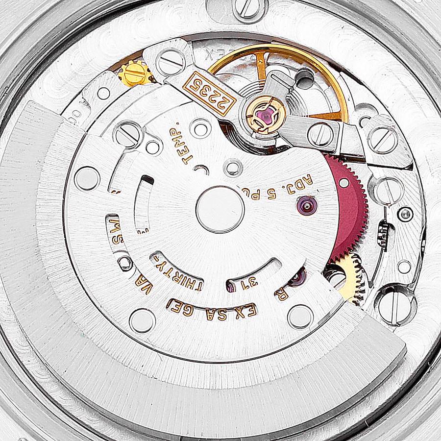Rolex Black Stainless Steel Datejust 78240 Women's Wristwatch 31 Mm