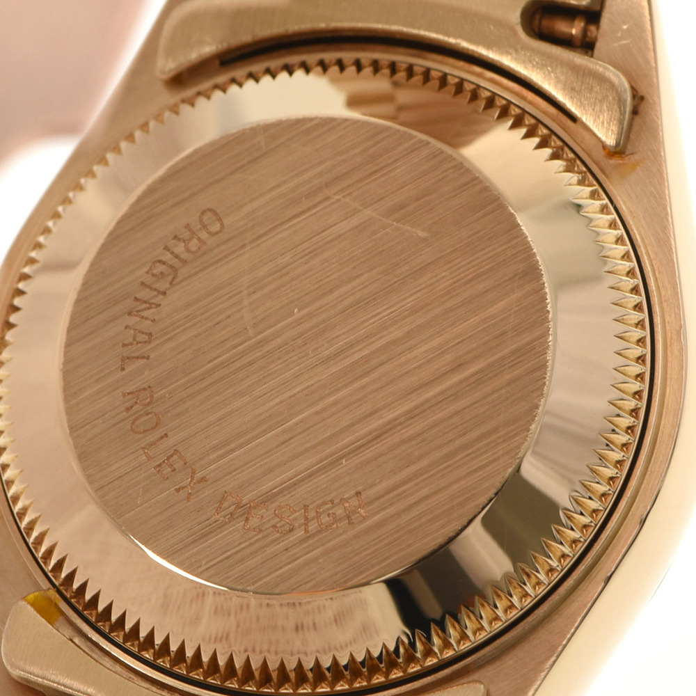 Rolex Champagne 18K Yellow Gold Datejust 69178 Automatic Women's Wristwatch 26 Mm