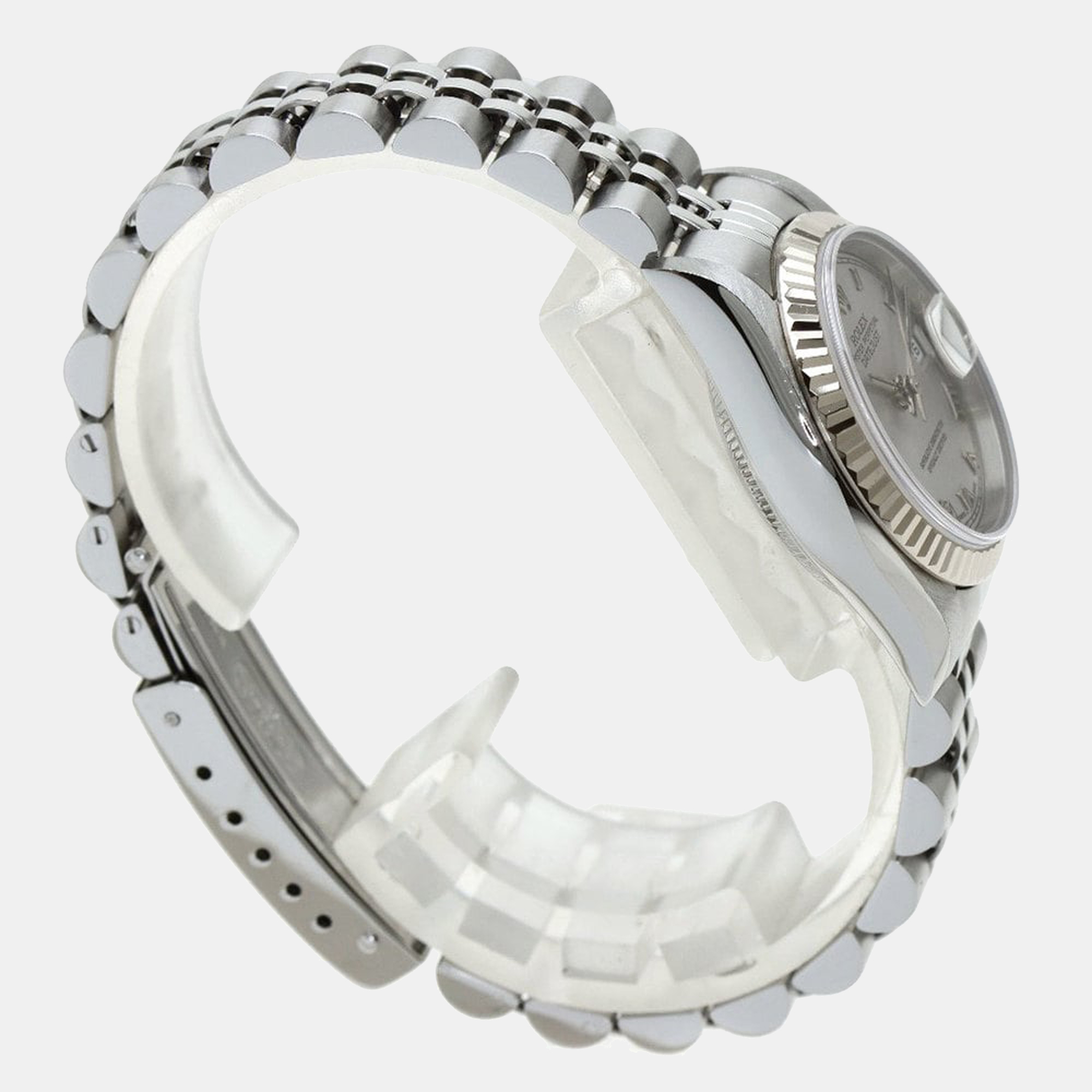 Rolex Silver Stainless Steel Datejust 79174 Women's Wristwatch 26 Mm