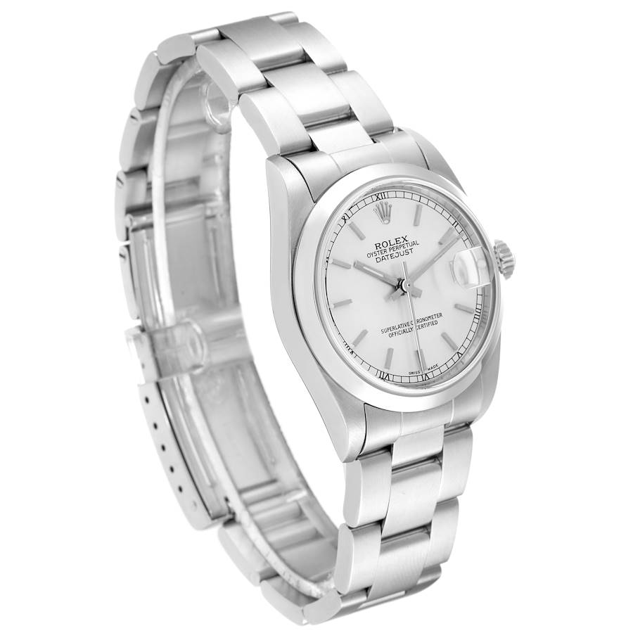 Rolex Datejust 31 Midsize Silver Dial Steel Ladies Watch 78240 31 Mm