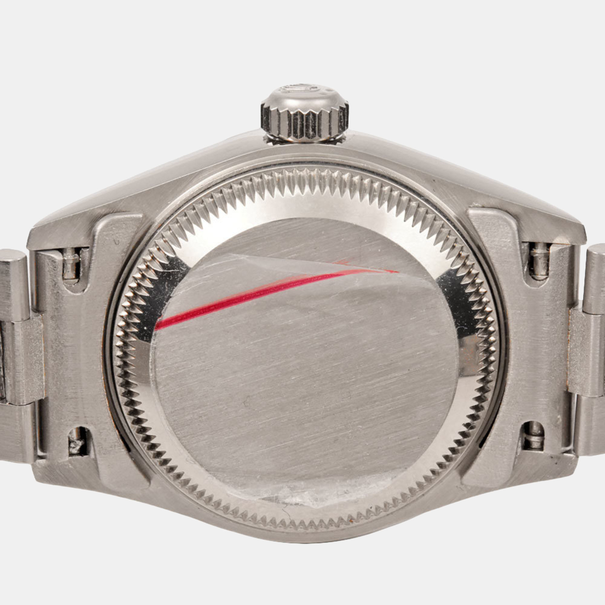 Rolex Black Diamond 18k White Gold Datejust 79279 Automatic Women's Wristwatch 26 Mm