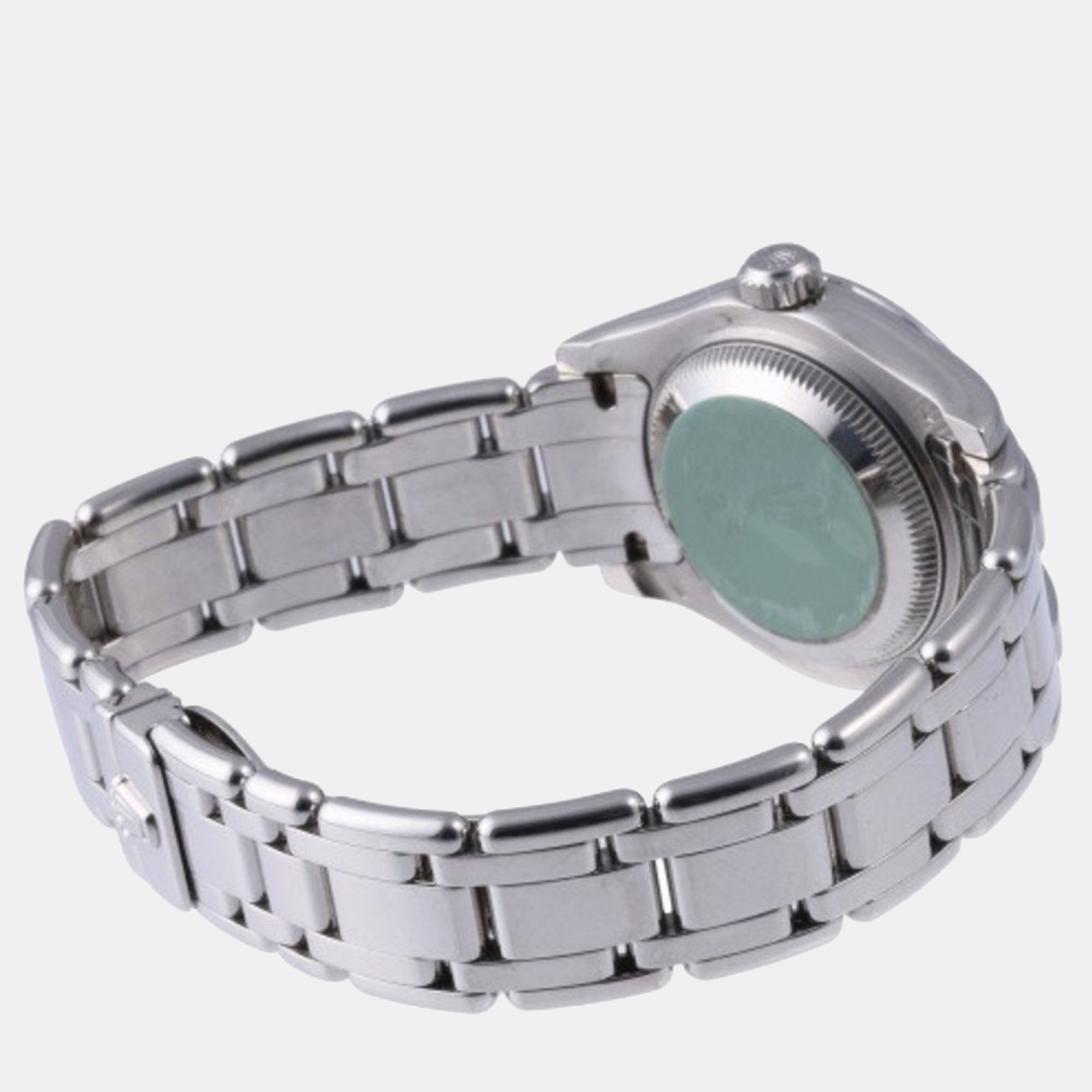 Rolex Pink 18k White Gold Datejust 69329 Automatic Women's Wristwatch 29 Mm