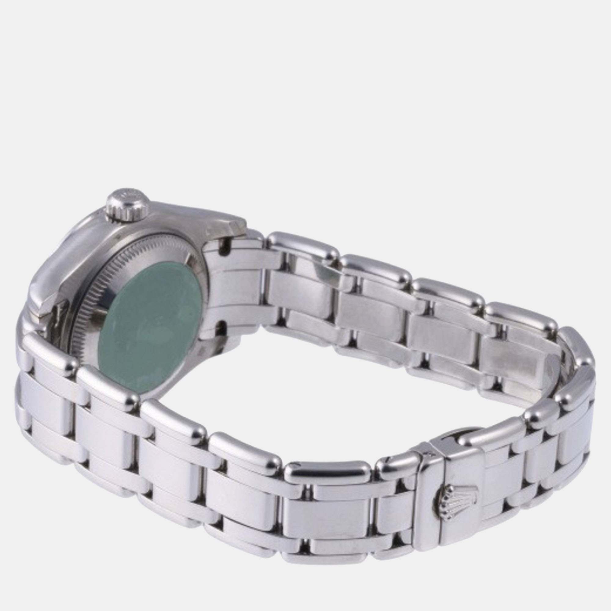 Rolex Pink 18k White Gold Datejust 69329 Automatic Women's Wristwatch 29 Mm