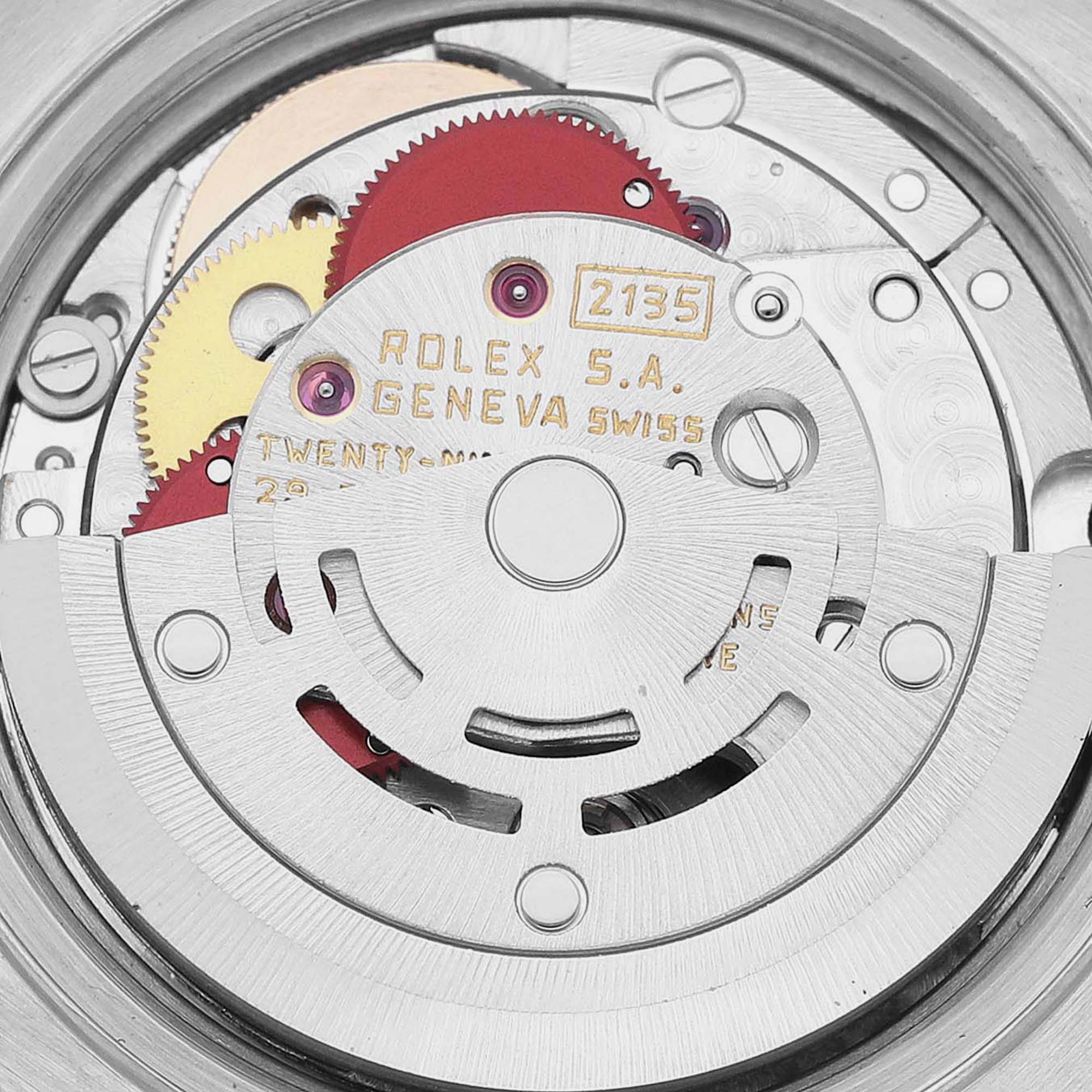 Rolex Datejust Blue Dial Oyster Bracelet Steel Ladies Watch 69190 26 Mm