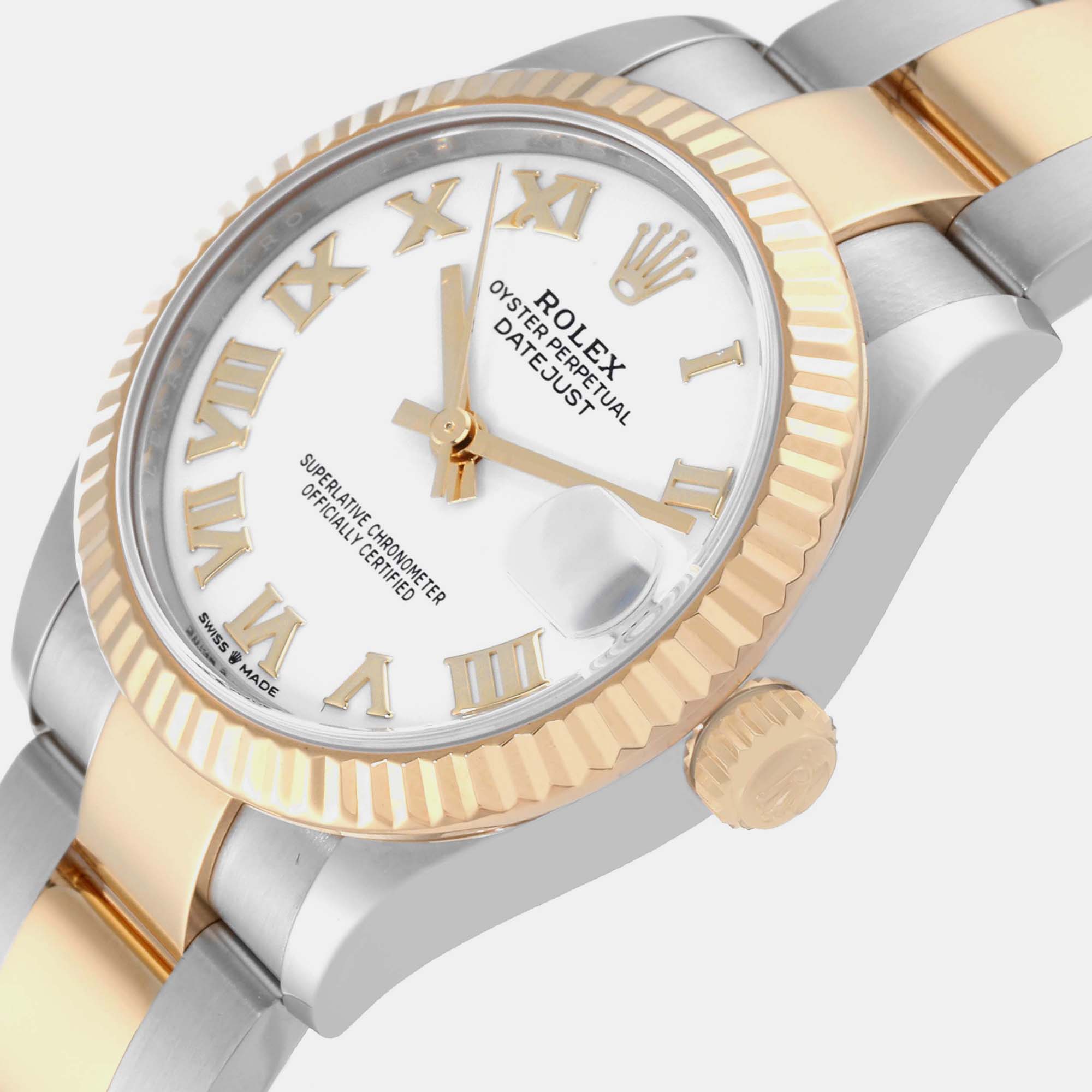 Rolex Datejust Midsize Steel Yellow Gold Ladies Watch 278273 31 mm, White
Rolex Datejust Midsize Steel Yellow Gold Ladies Watch 278273 31 mm, White