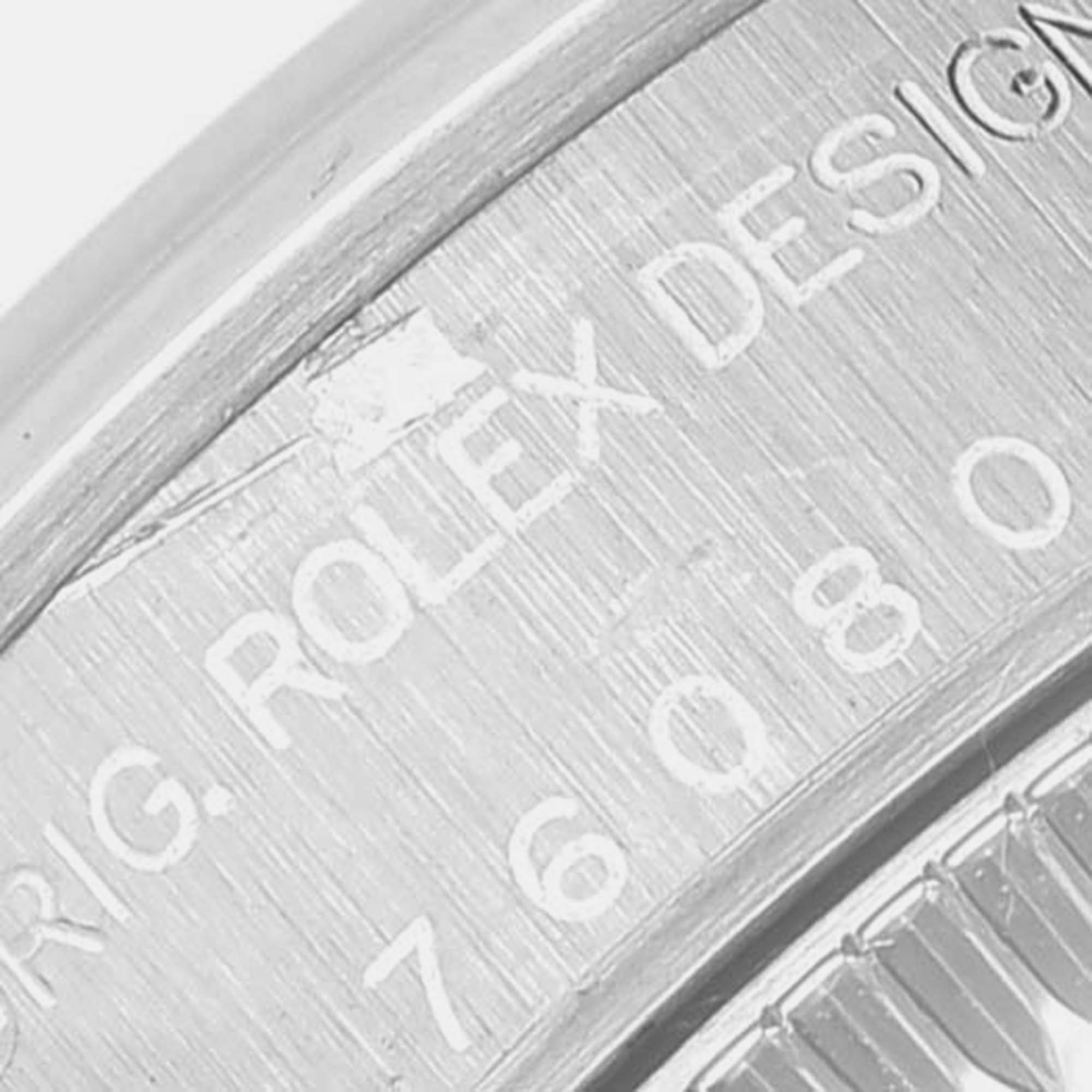 Rolex Oyster Perpetual Non-Date Silver Dial Steel Ladies Watch 76080 24 Mm