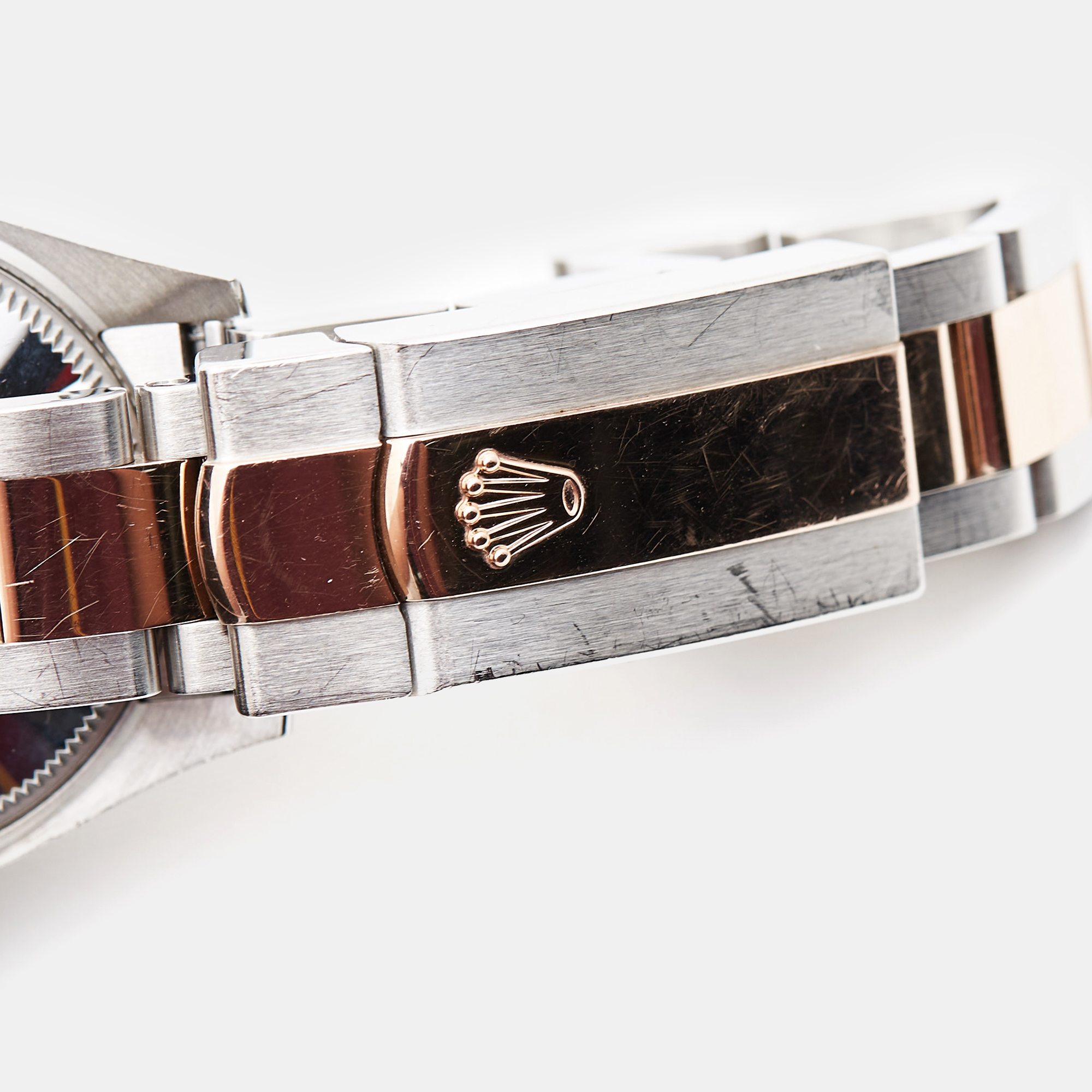 Rolex Chocolate 18K Everose Gold Oystersteel Diamond Datejust M278341RBR-0027 Women's Wristwatch 31 Mm