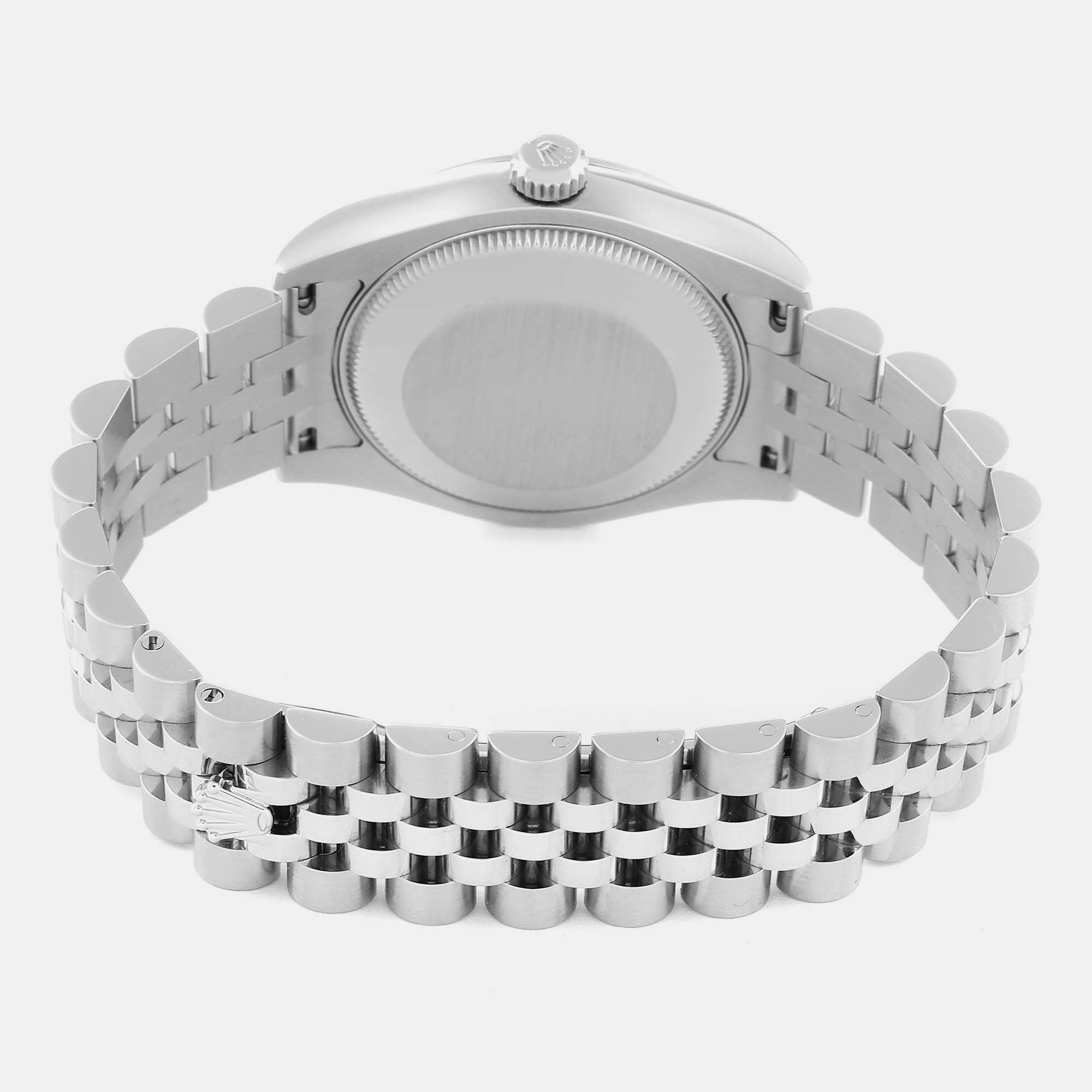Rolex Datejust Midsize Steel White Roman Dial Ladies Watch 178240 31 Mm