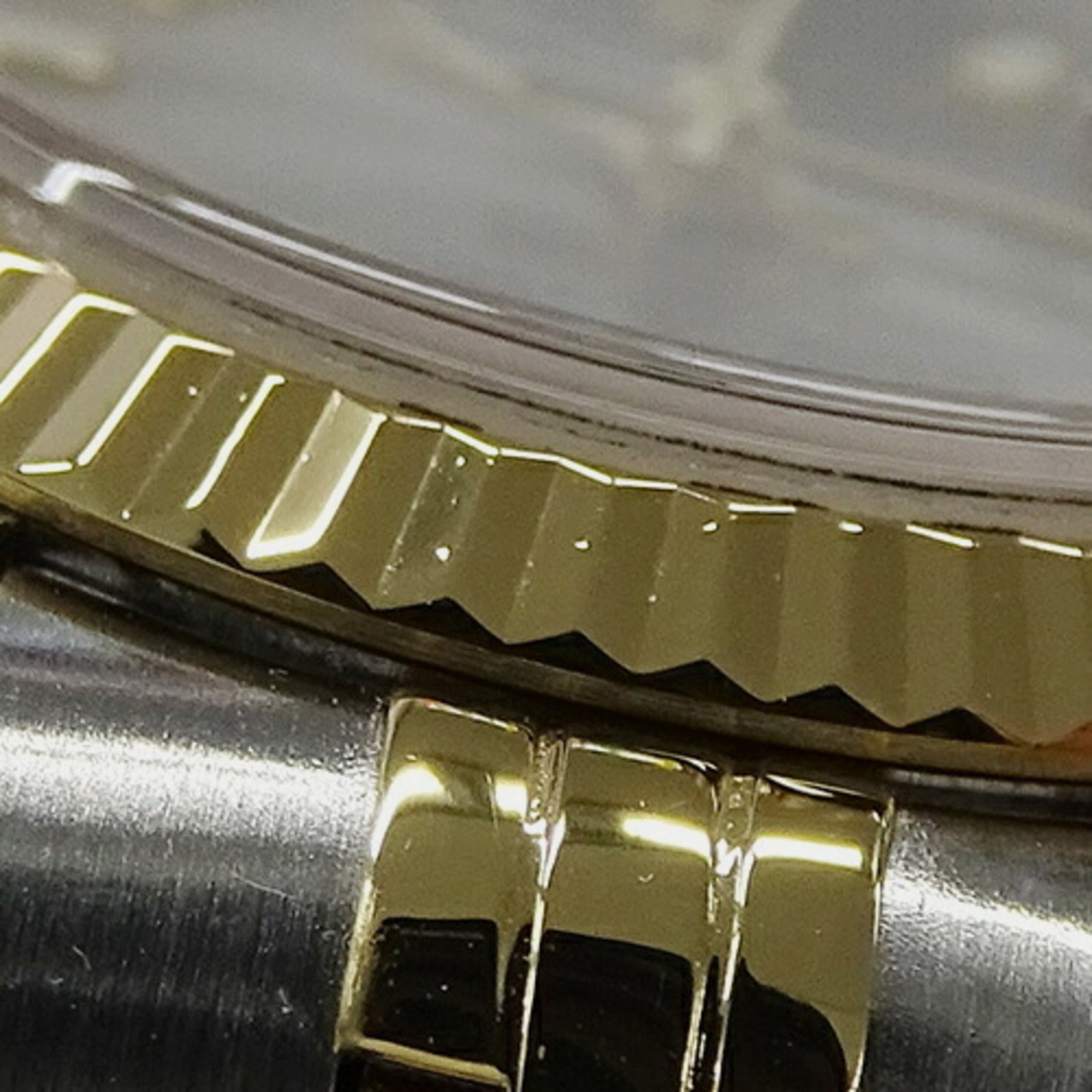 Rolex Grey 18k Yellow Gold Stainless Steel Datejust 79173 Automatic Women's Wristwatch 26 Mm