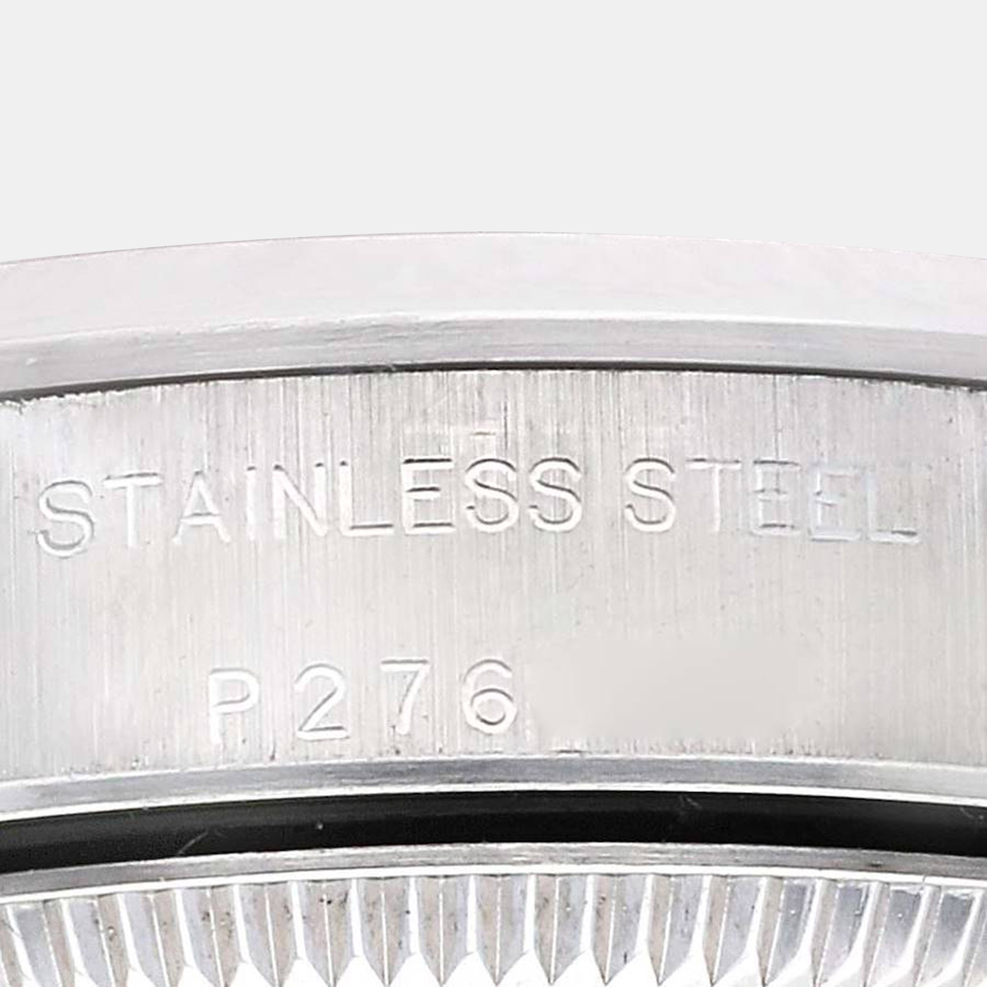 Rolex Oyster Perpetual Salmon Dial Steel Ladies Watch 76080