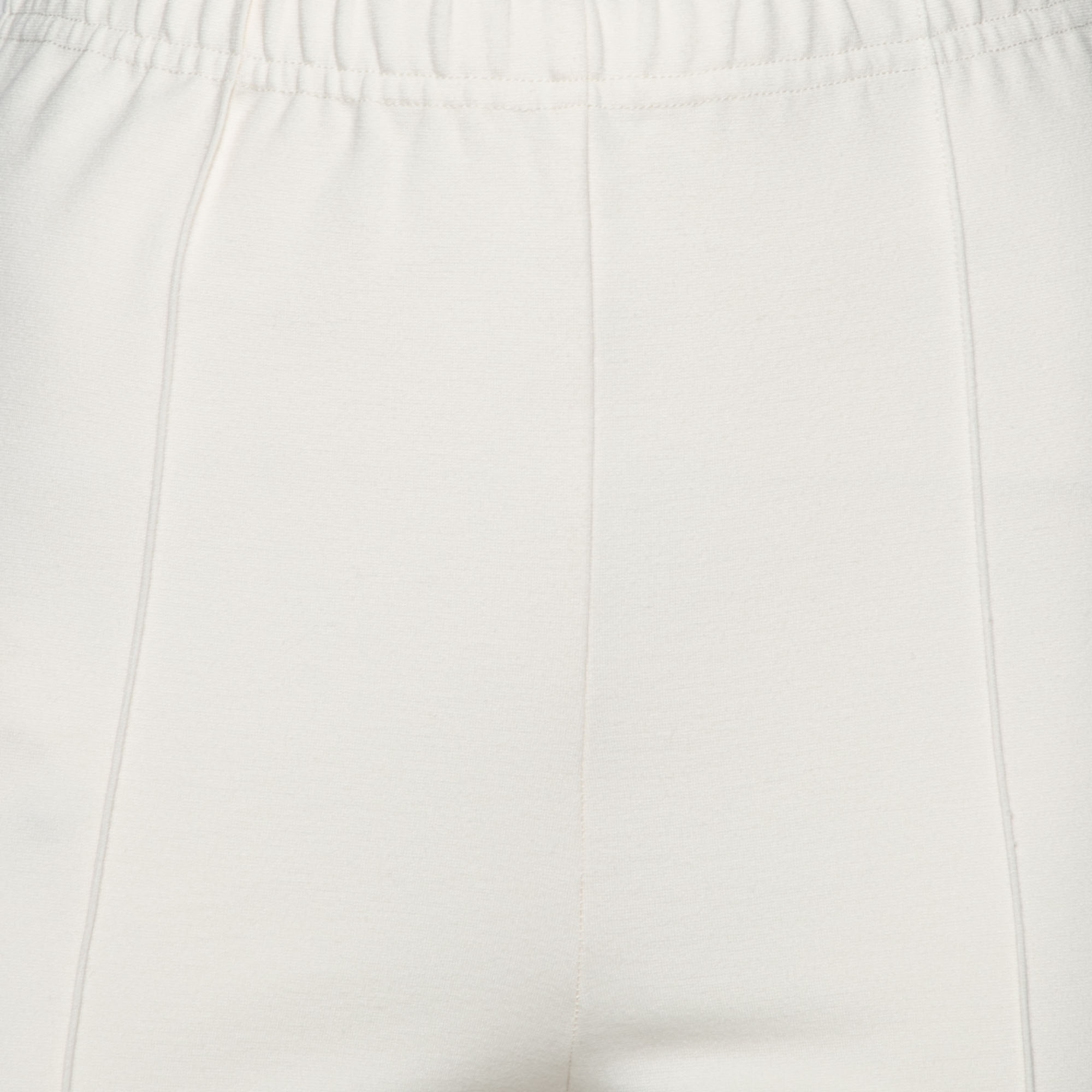 Sablyn Ivory Stretch Knit Flared Pants L