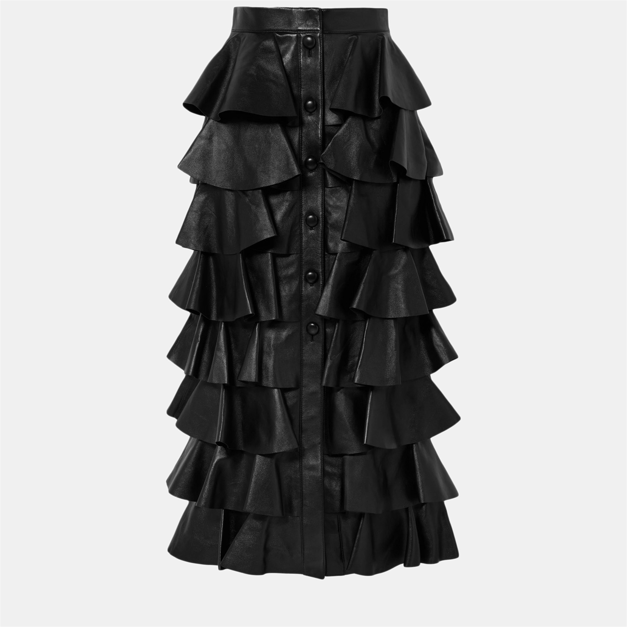 

Saint Laurent Lambskin Maxi skirt 36, Black
