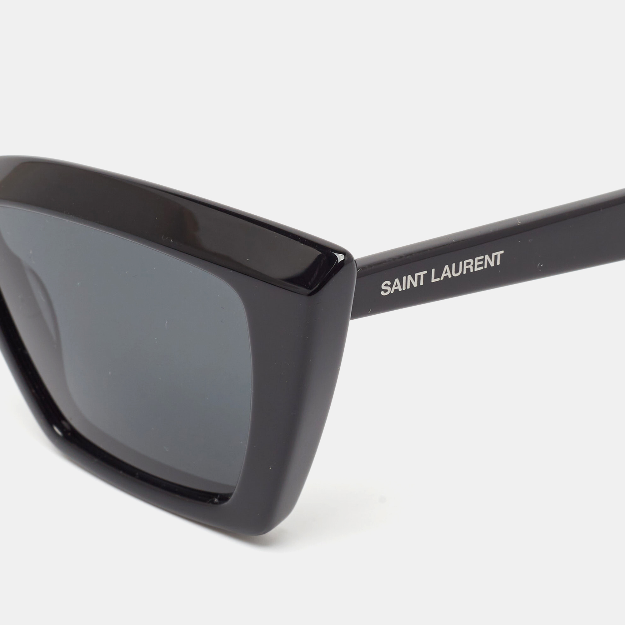 Saint Laurent Black SL 657 Cat Eye Sunglasses