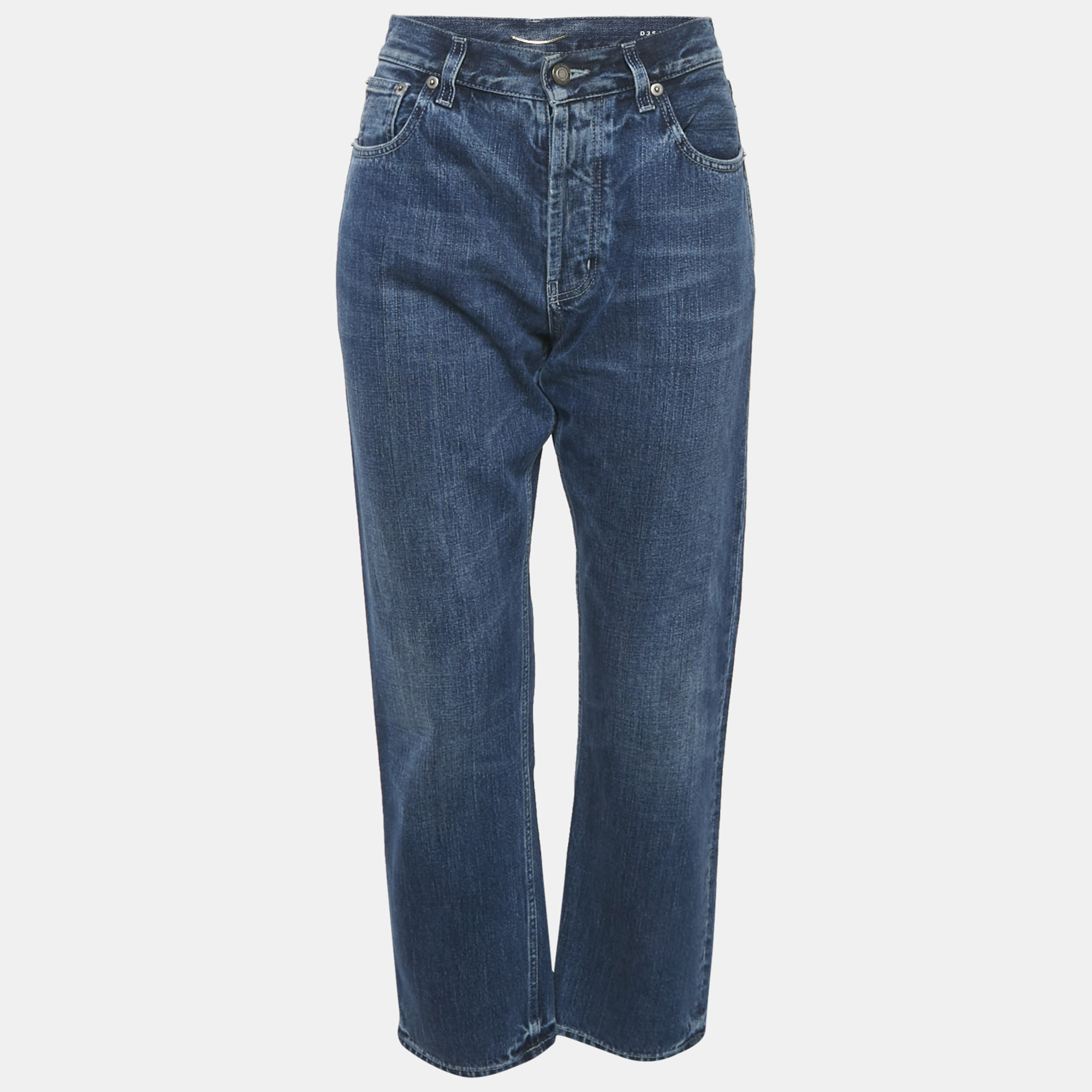 Saint Laurent Paris Blue Faded Denim Straight Leg Jeans L Waist 31"
Saint Laurent Paris Blue Faded Denim Straight Leg Jeans L Waist 31"