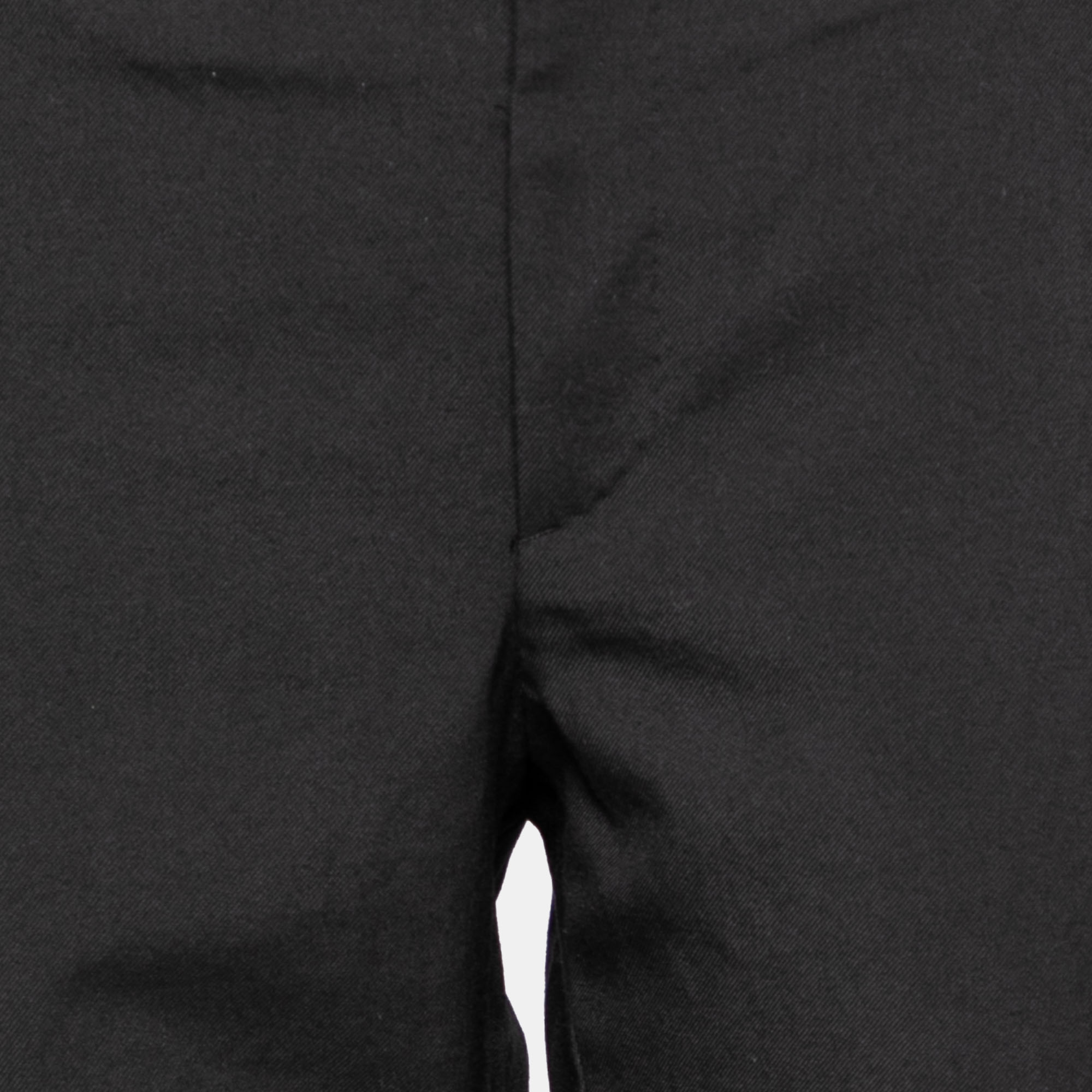 Saint Laurent Black Wool Zipped Hem Detailed Tapered Pants L