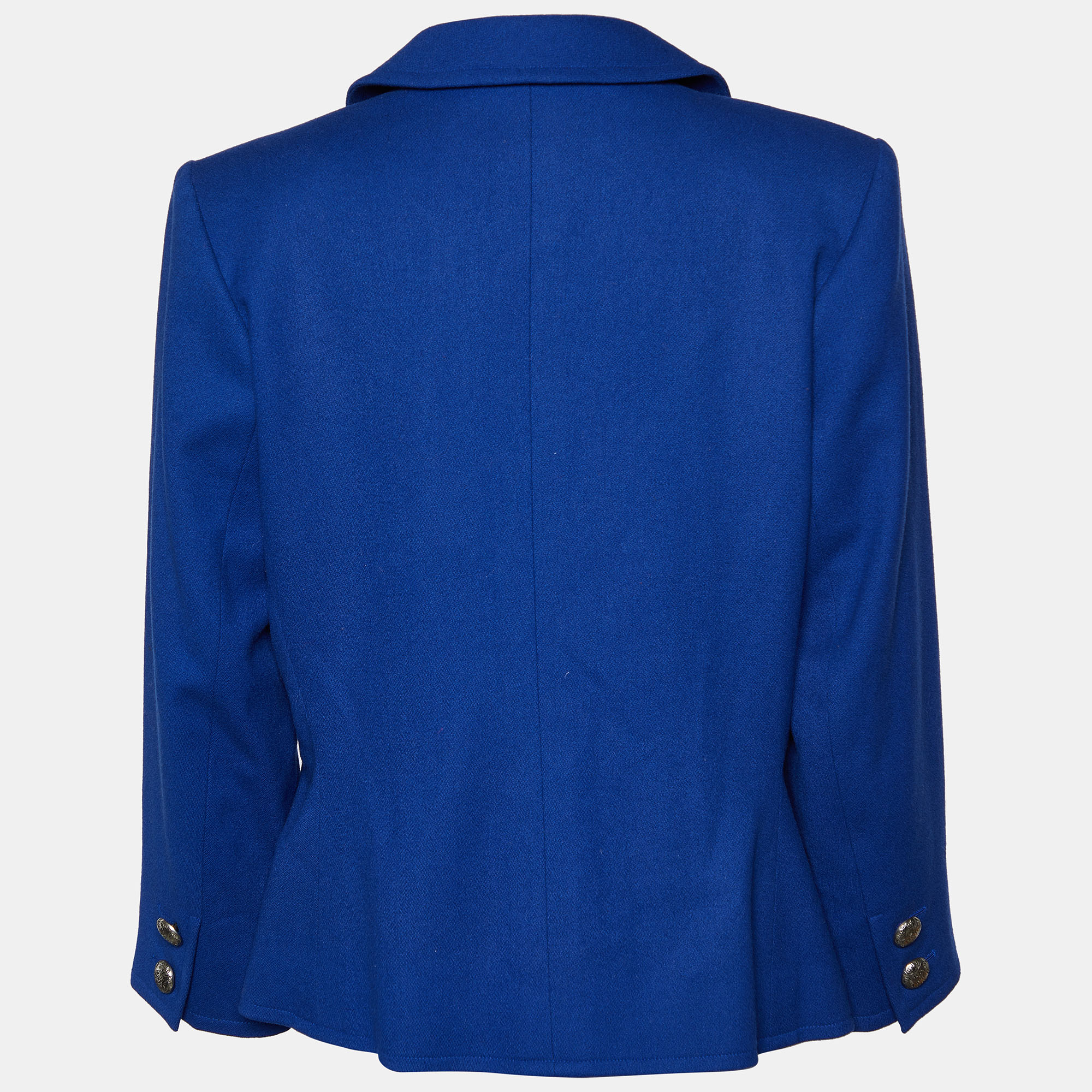 

Yves Saint Laurent Rive Gauche Blue Wool Double Breasted Jacket