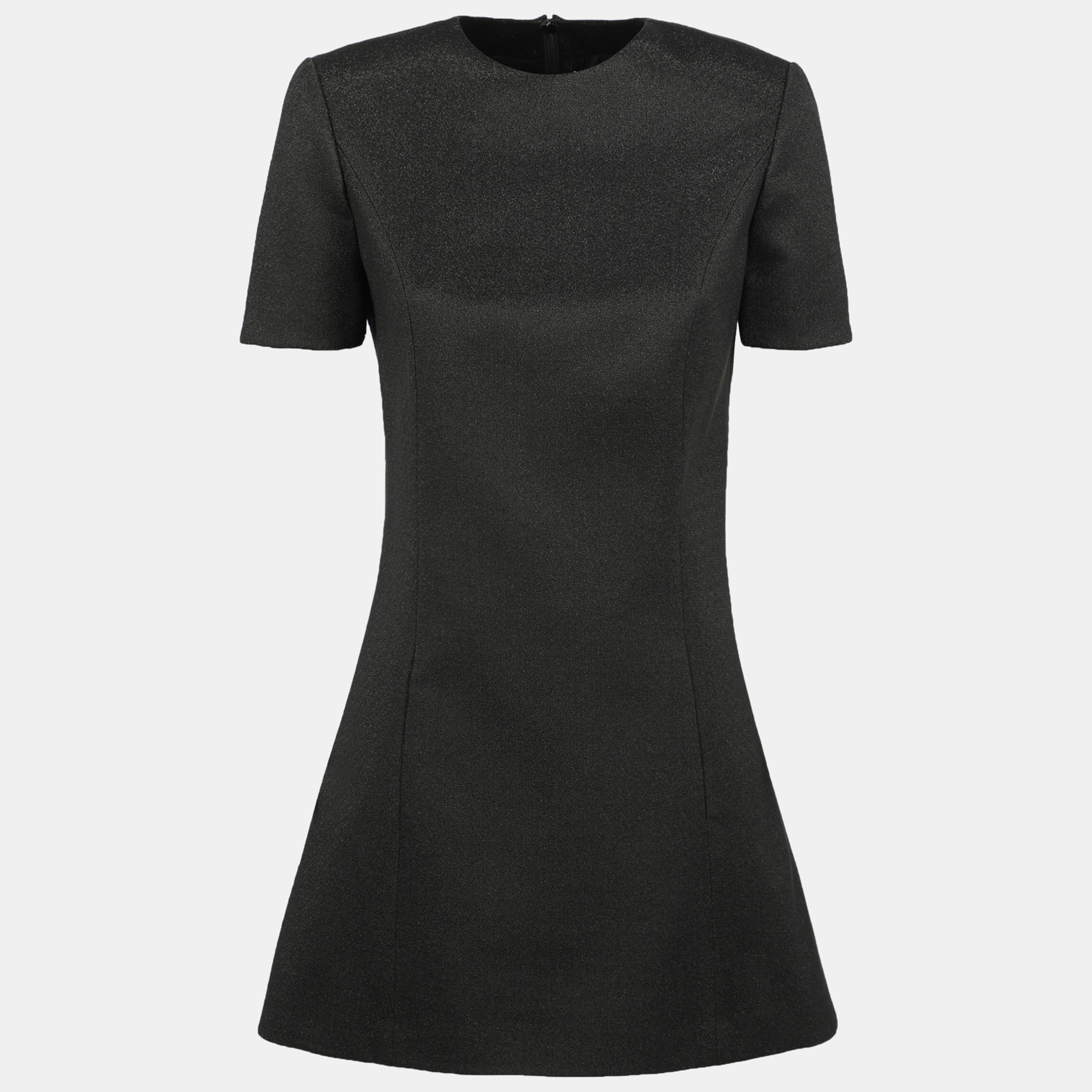 Saint Laurent  Women's Silk Mini Dress - Black - M