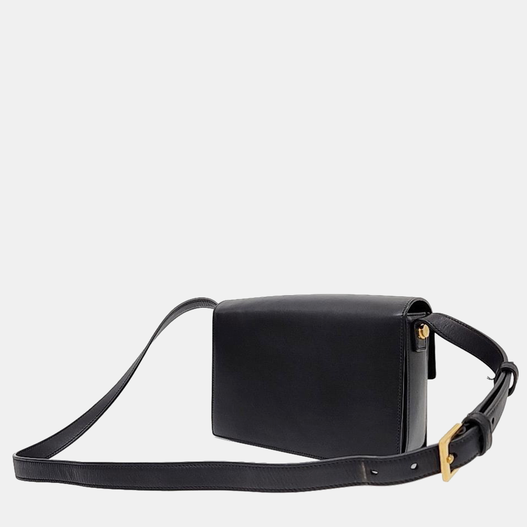 Saint Laurent Black Suede&Leather Lulu Medium Handbag