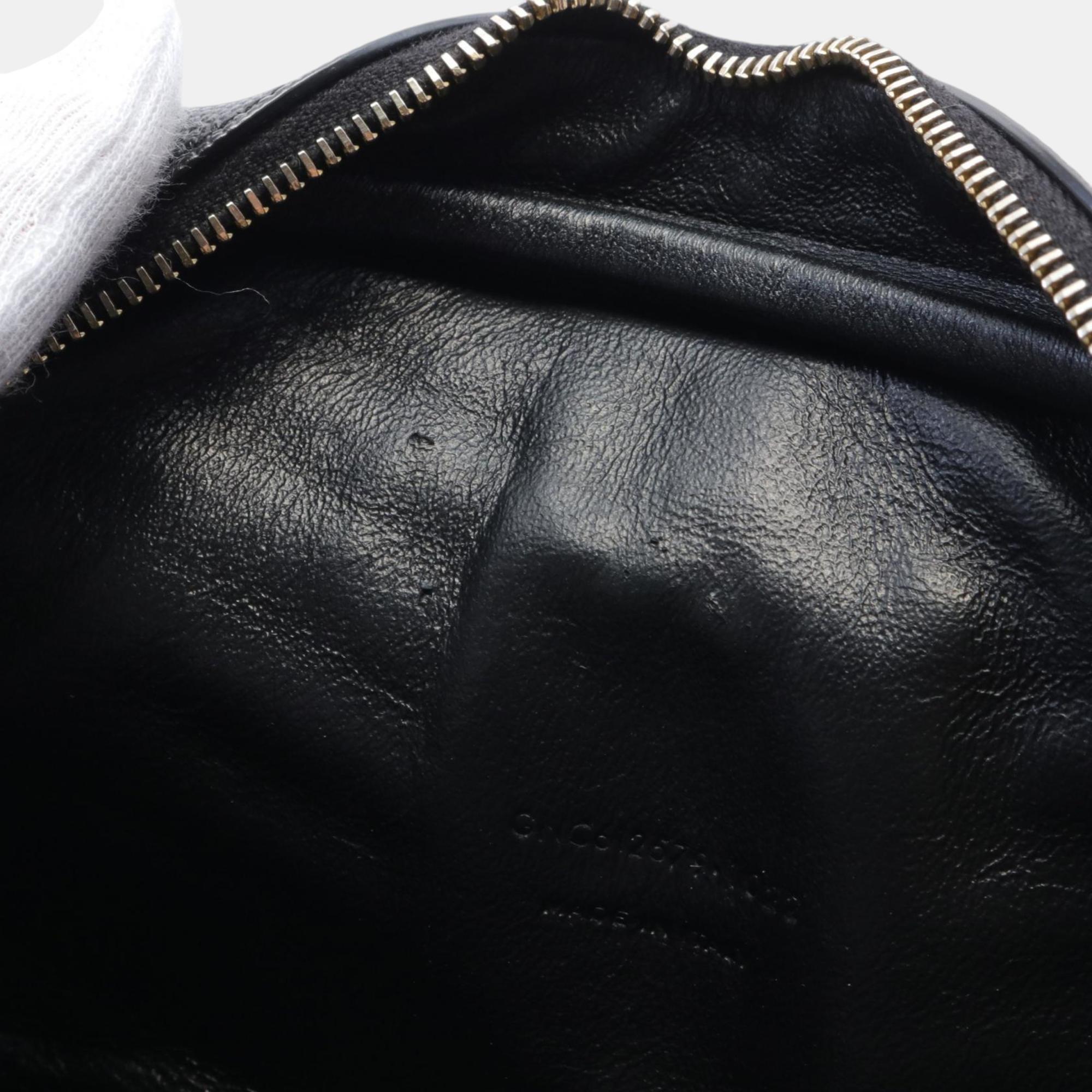 Saint Laurent Leather Black  Lou Mini Shoulder Bag