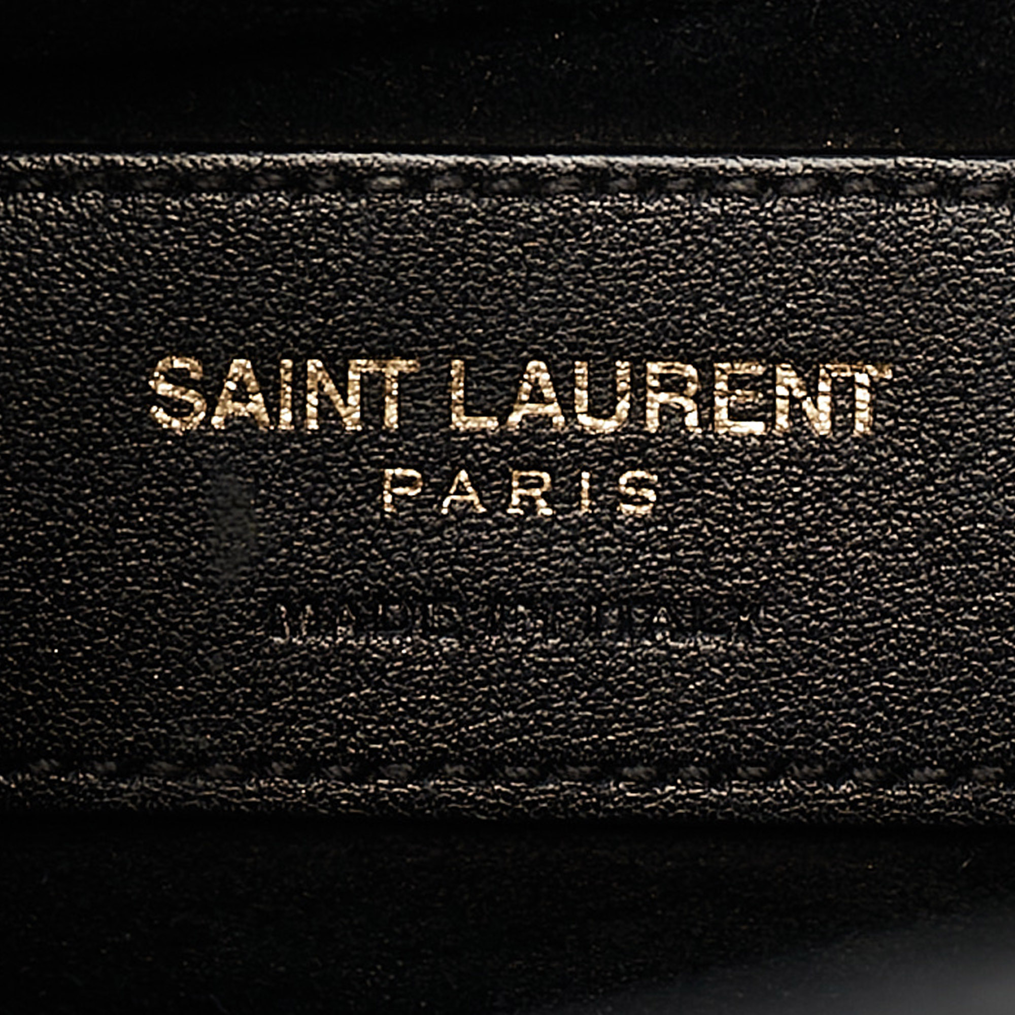 Saint Laurent Black Leather Baby Classic Sac De Jour Tote