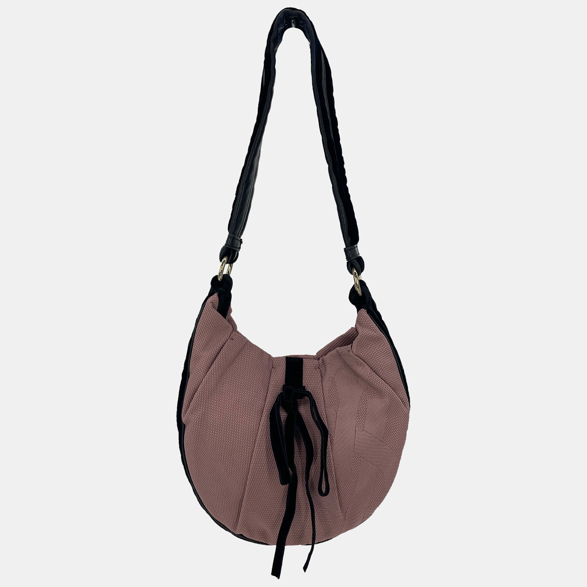 Yves Saint Laurent Mauve Canvas Rive Gauche Shoulder Bag
