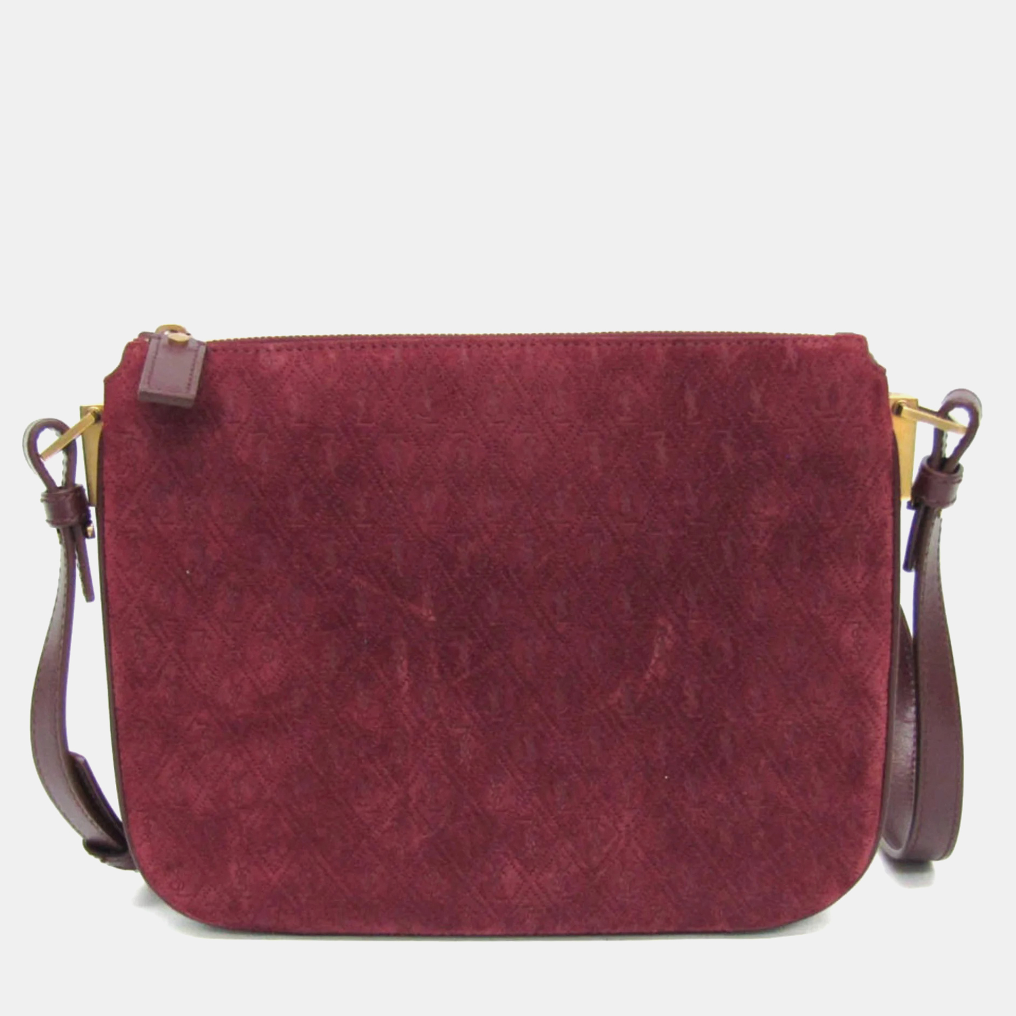 Saint Laurent Monogram Leather Suede Shoulder Bag Bordeaux, Red
Saint Laurent Monogram Leather Suede Shoulder Bag Bordeaux, Red