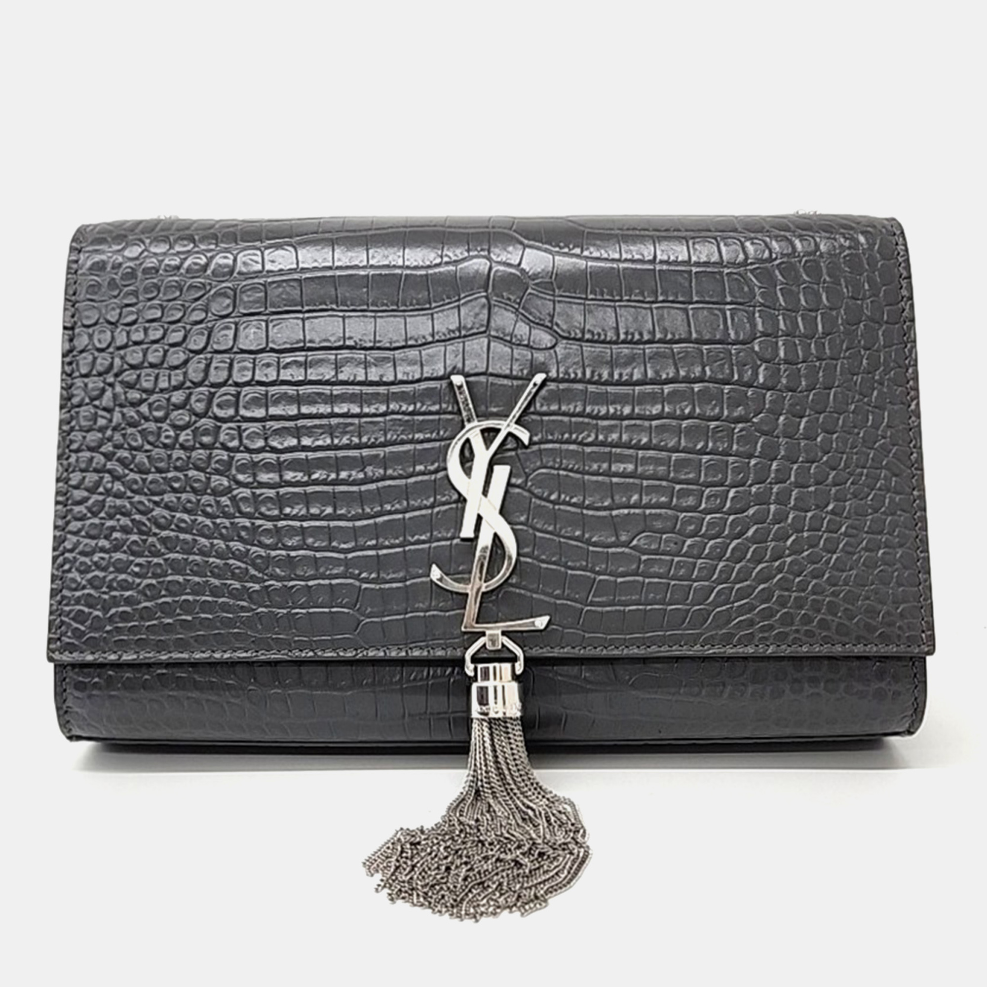 Saint Laurent Paris Black Patent Leather Monogram Kate Chain Shoulder Bag
Saint Laurent Paris Black Patent Leather Monogram Kate Chain Shoulder Bag