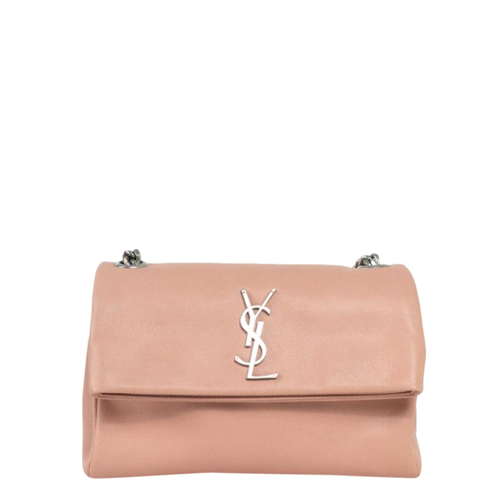 Saint Laurent Pink Leather West Hollywood Shoulder Bag