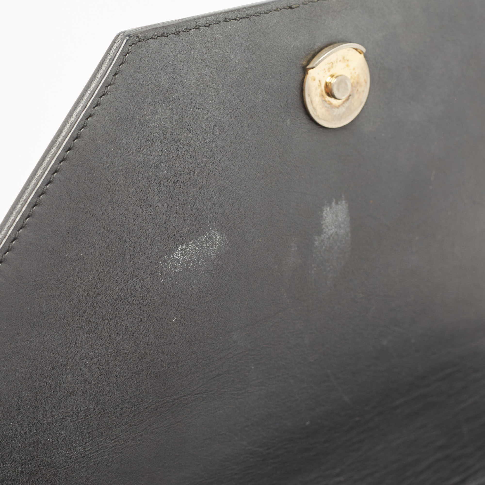 Saint Laurent Black Leather Studded Betty Shoulder Bag