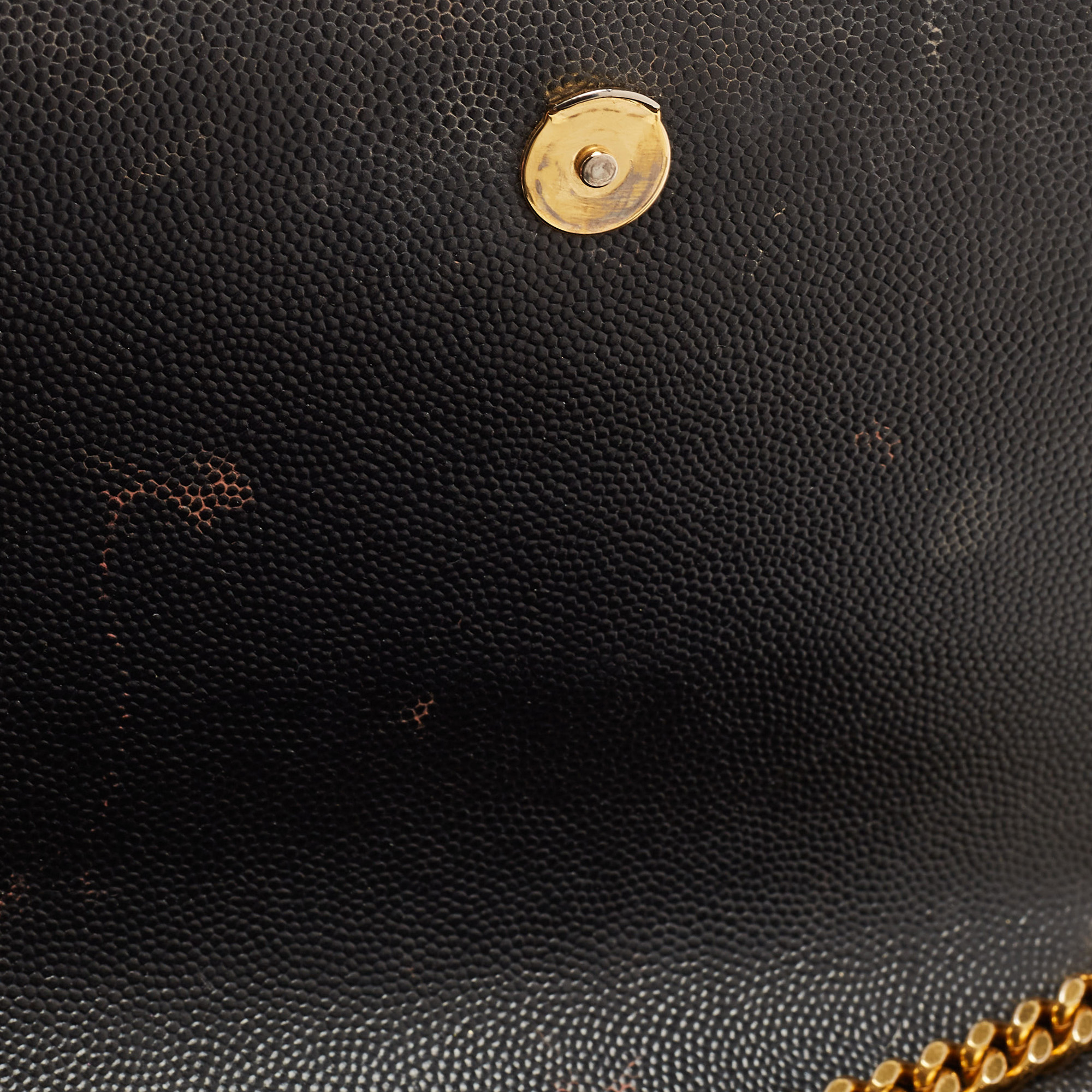 Saint Laurent Black Leather Small Kate Shoulder Bag