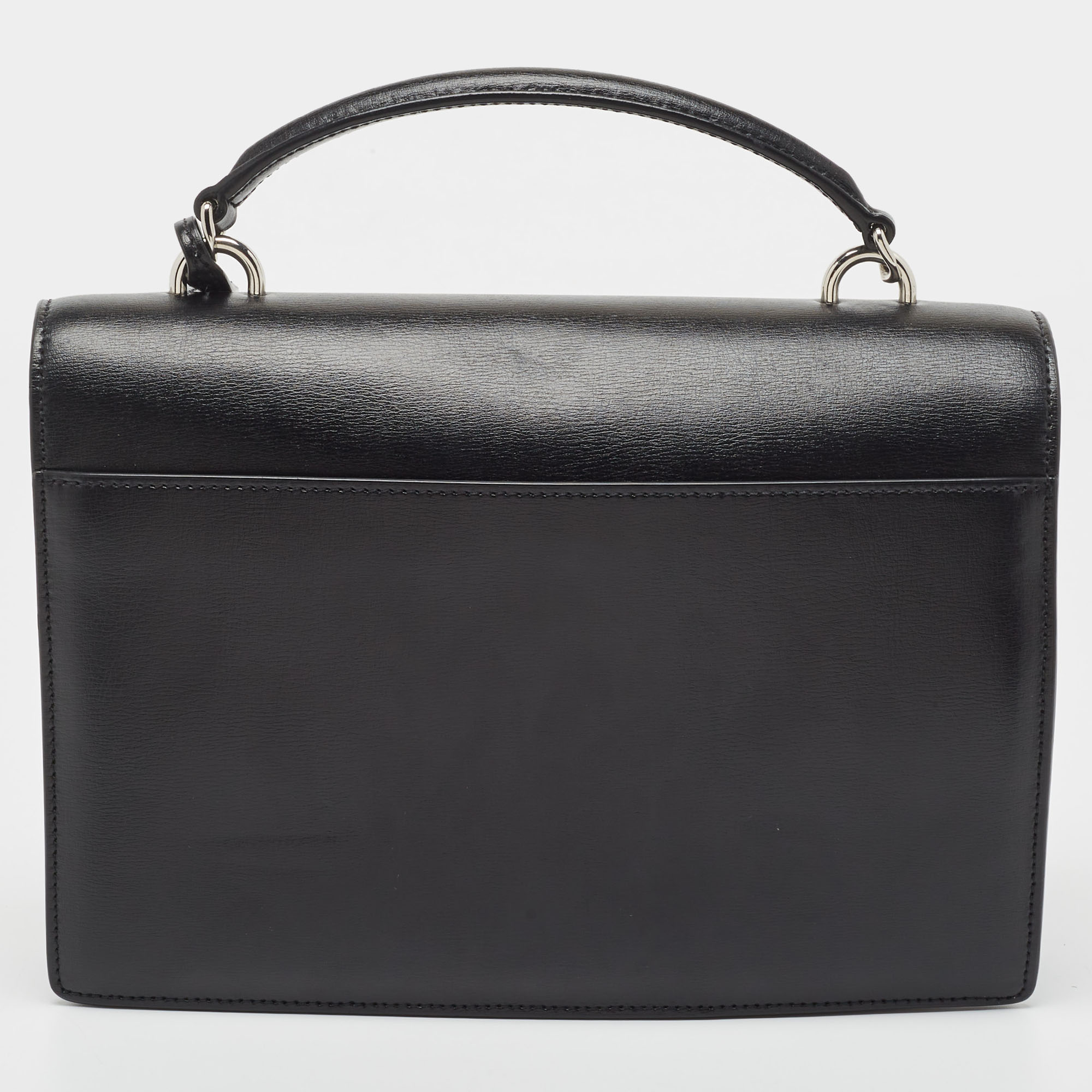 Saint Laurent Black Leather Large Sunset Shoulder Bag