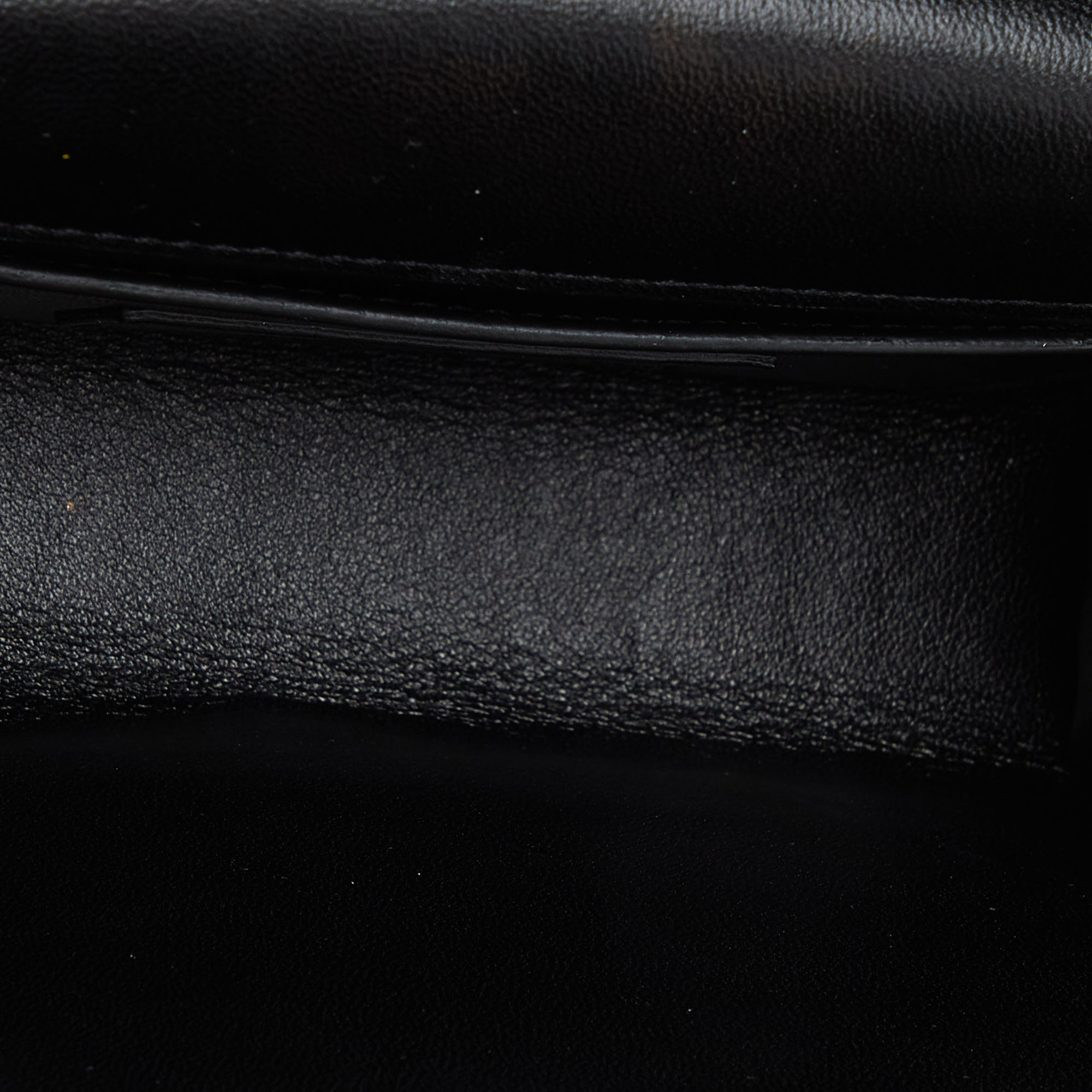 Saint Laurent Black Suede Small Monogram Kate Tassel Shoulder Bag