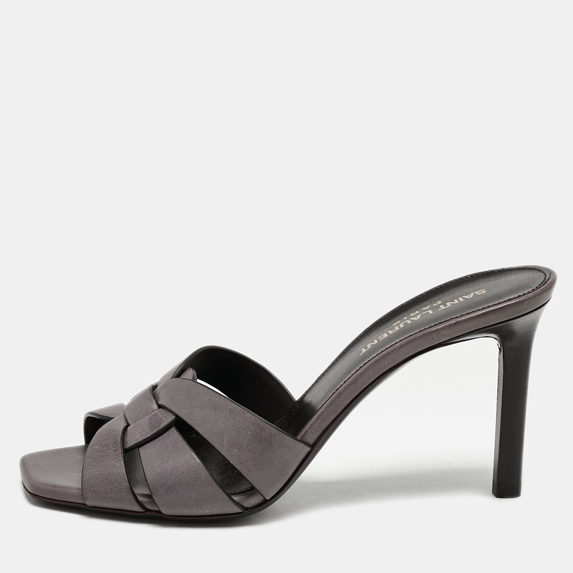 Saint Laurent Mauve Leather Tribute Slide Sandals Size, Purple
Saint Laurent Mauve Leather Tribute Slide Sandals Size, Purple