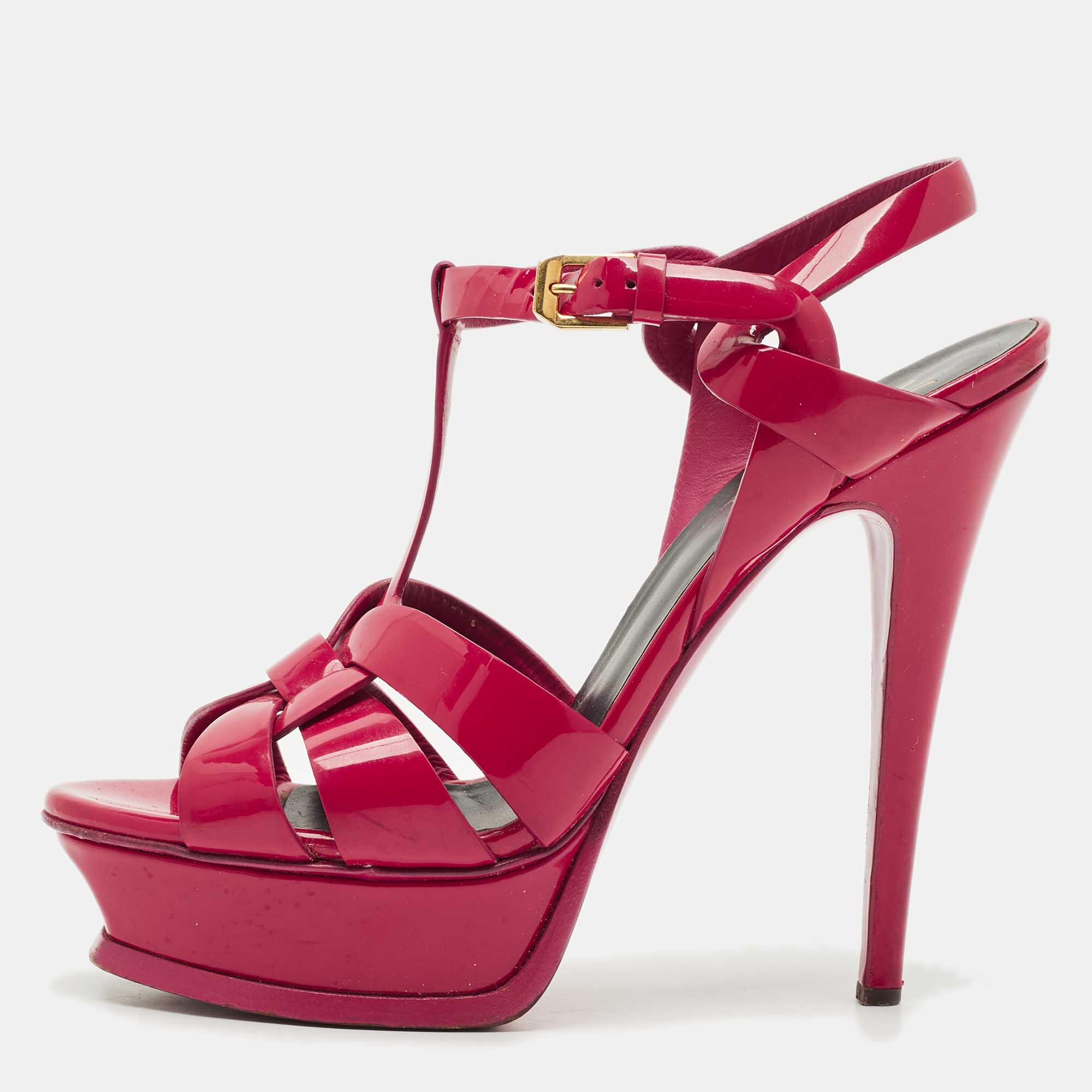 Saint Laurent Purple Leather Ankle Strap Sandals Size
Saint Laurent Purple Leather Ankle Strap Sandals Size