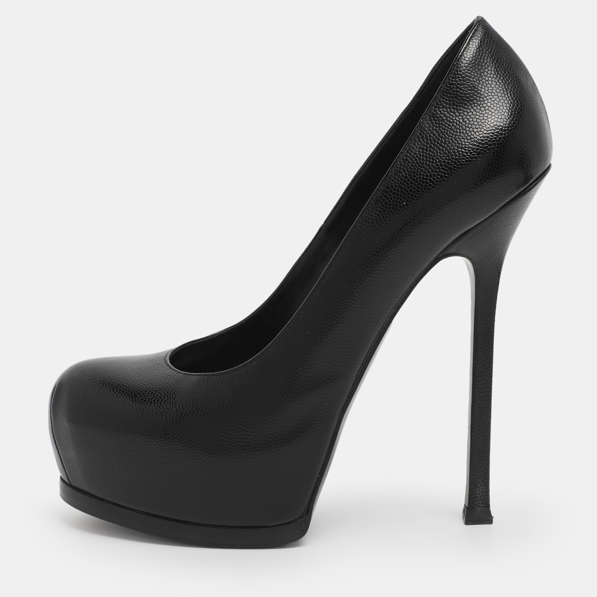 Saint Laurent Black Leather Tribtoo Platform Pumps Size
Saint Laurent Black Leather Tribtoo Platform Pumps Size