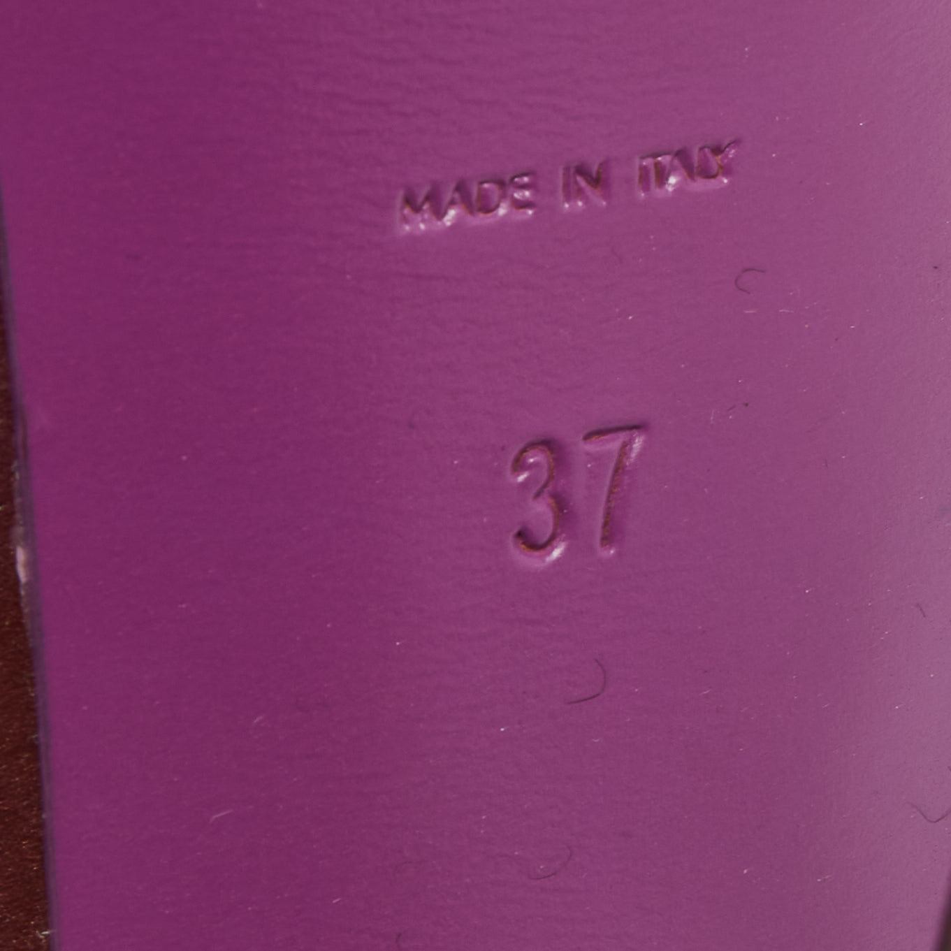 Saint Laurent Purple Leather Tribtoo Pumps Size 37