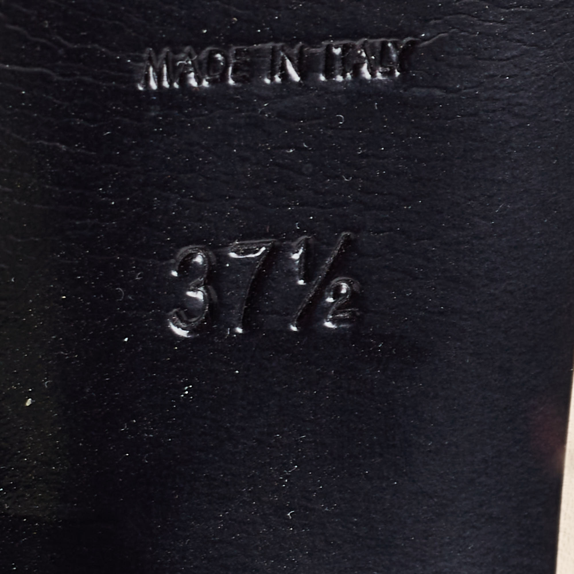 Saint Laurent Beige Leather Janis Mary Jane Pumps Size 37.5