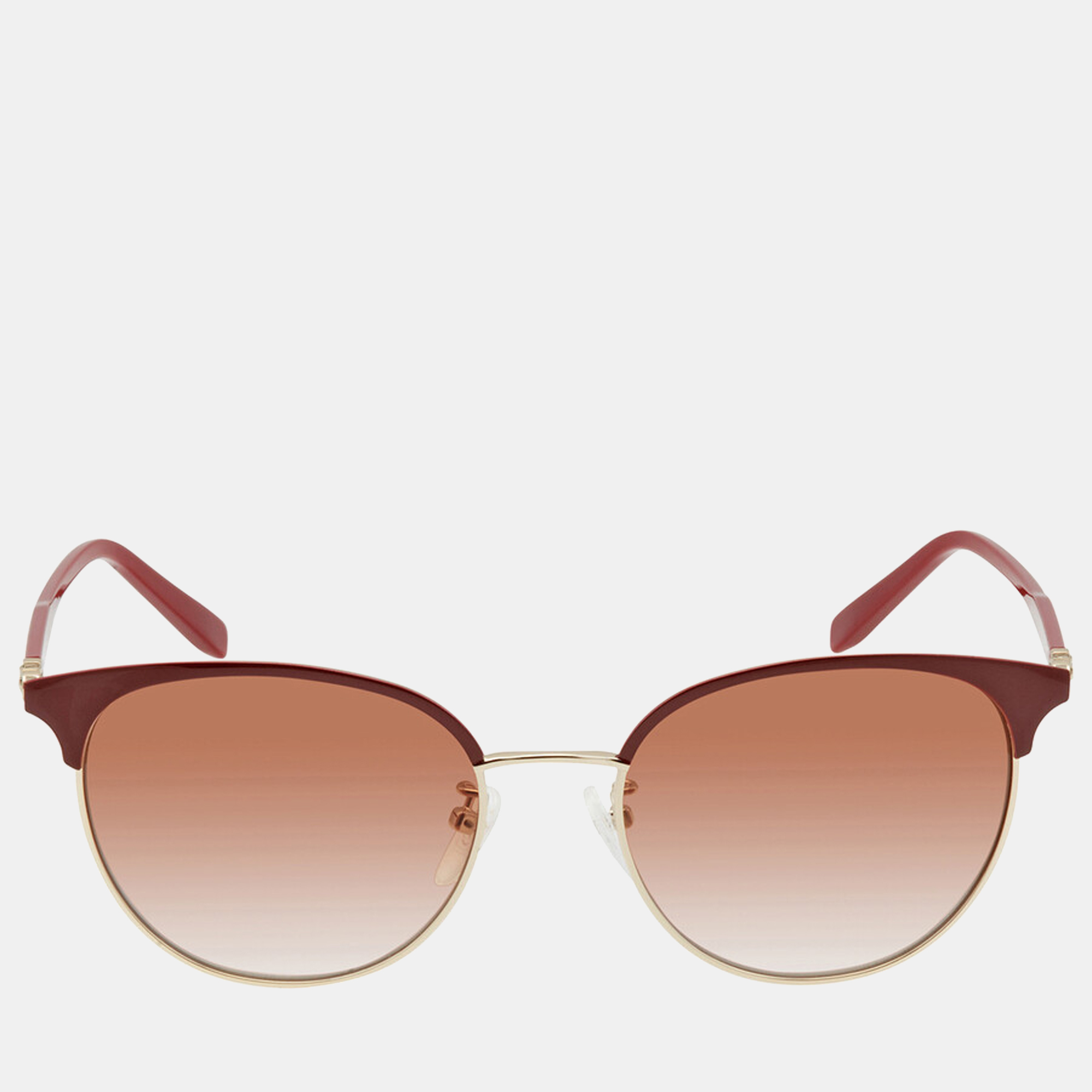 Salvatore ferragamo brown - sf2201s-723-53 - round women's sunglasses