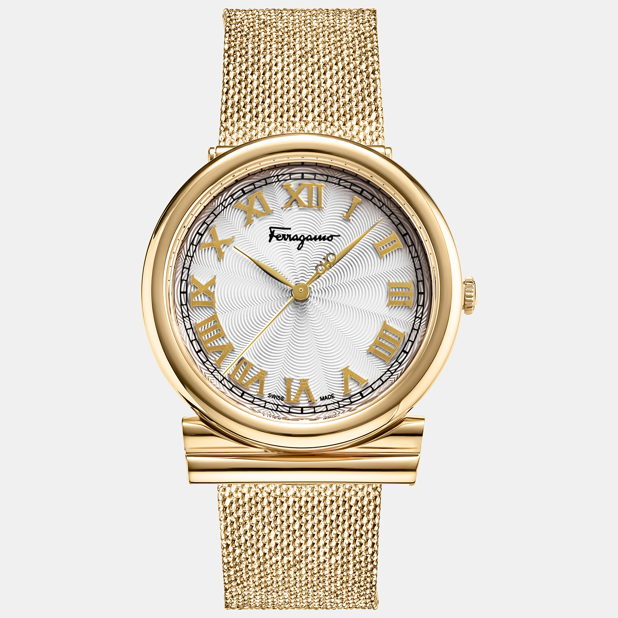 Salvatore ferragamo ferragamo women's gancino 34mm quartz watch sfuf00421