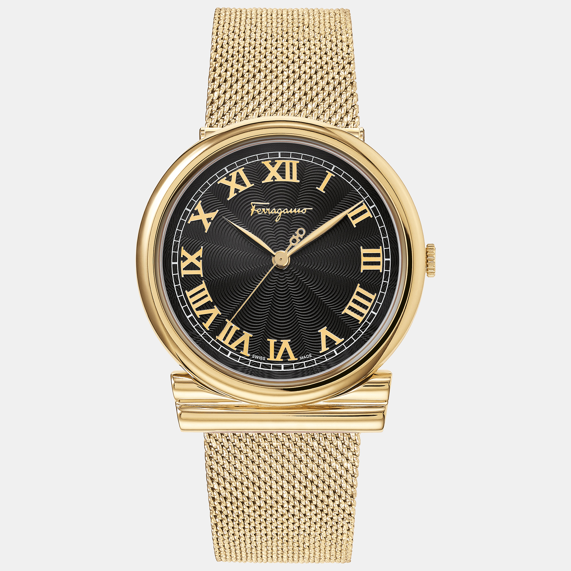 Salvatore ferragamo ferragamo women's gancino 34mm quartz watch sfuf00521